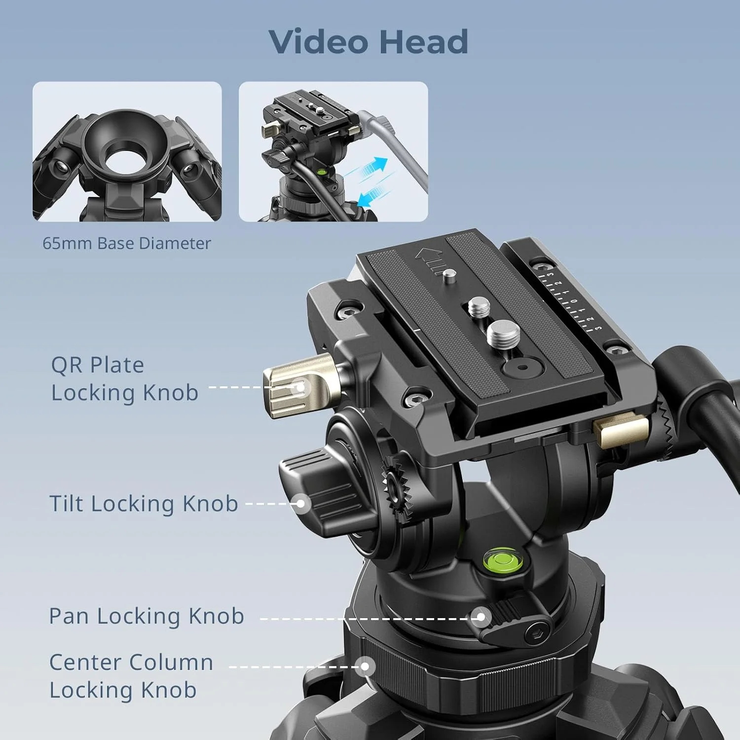 کیت سه پایه فیبر کربنی SmallRig AD-50 Pro، سه پایه فیلمبرداری سبک وزن 4420 کیت سه پایه فیبر کربنی SmallRig AD-50 Pro، سه پایه فیلمبرداری سبک وزن 4420