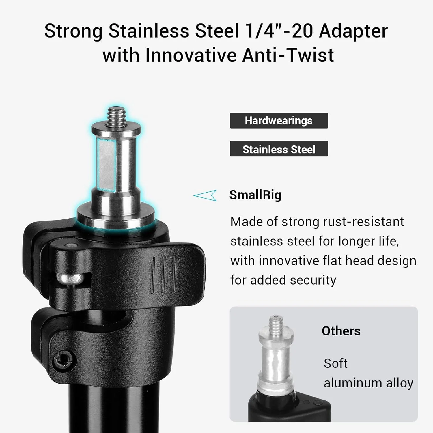 پایه نورپردازی عکاسی SMALLRIG، 280 سانتی متر، سه پایه آلومینیومی بادی برای عکس و فیلم با پیچ 1/4 اینچ برای سافت باکس، نور استودیویی، رفلکتور و رینگ لایت، حداکثر بار 8 کیلوگرم، RA-S280 پایه نورپردازی عکاسی SMALLRIG، 280 سانتی متر، سه پایه آلومینیومی بادی برای عکس و فیلم با پیچ 1/4 اینچ برای سافت باکس، نور استودیویی، رفلکتور و رینگ لایت، حداکثر بار 8 کیلوگرم، RA-S280