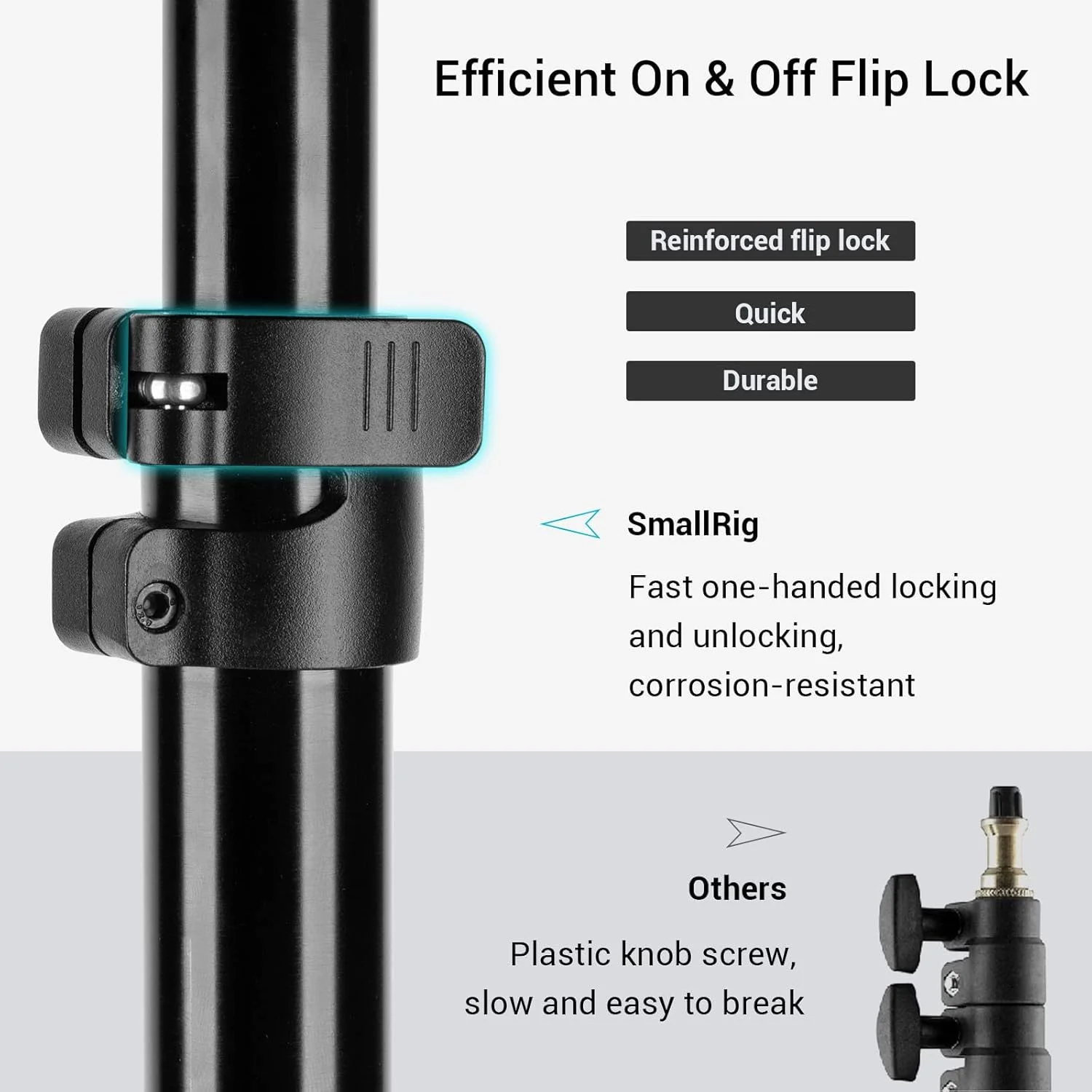 پایه نورپردازی عکاسی SMALLRIG، 280 سانتی متر، سه پایه آلومینیومی بادی برای عکس و فیلم با پیچ 1/4 اینچ برای سافت باکس، نور استودیویی، رفلکتور و رینگ لایت، حداکثر بار 8 کیلوگرم، RA-S280 پایه نورپردازی عکاسی SMALLRIG، 280 سانتی متر، سه پایه آلومینیومی بادی برای عکس و فیلم با پیچ 1/4 اینچ برای سافت باکس، نور استودیویی، رفلکتور و رینگ لایت، حداکثر بار 8 کیلوگرم، RA-S280