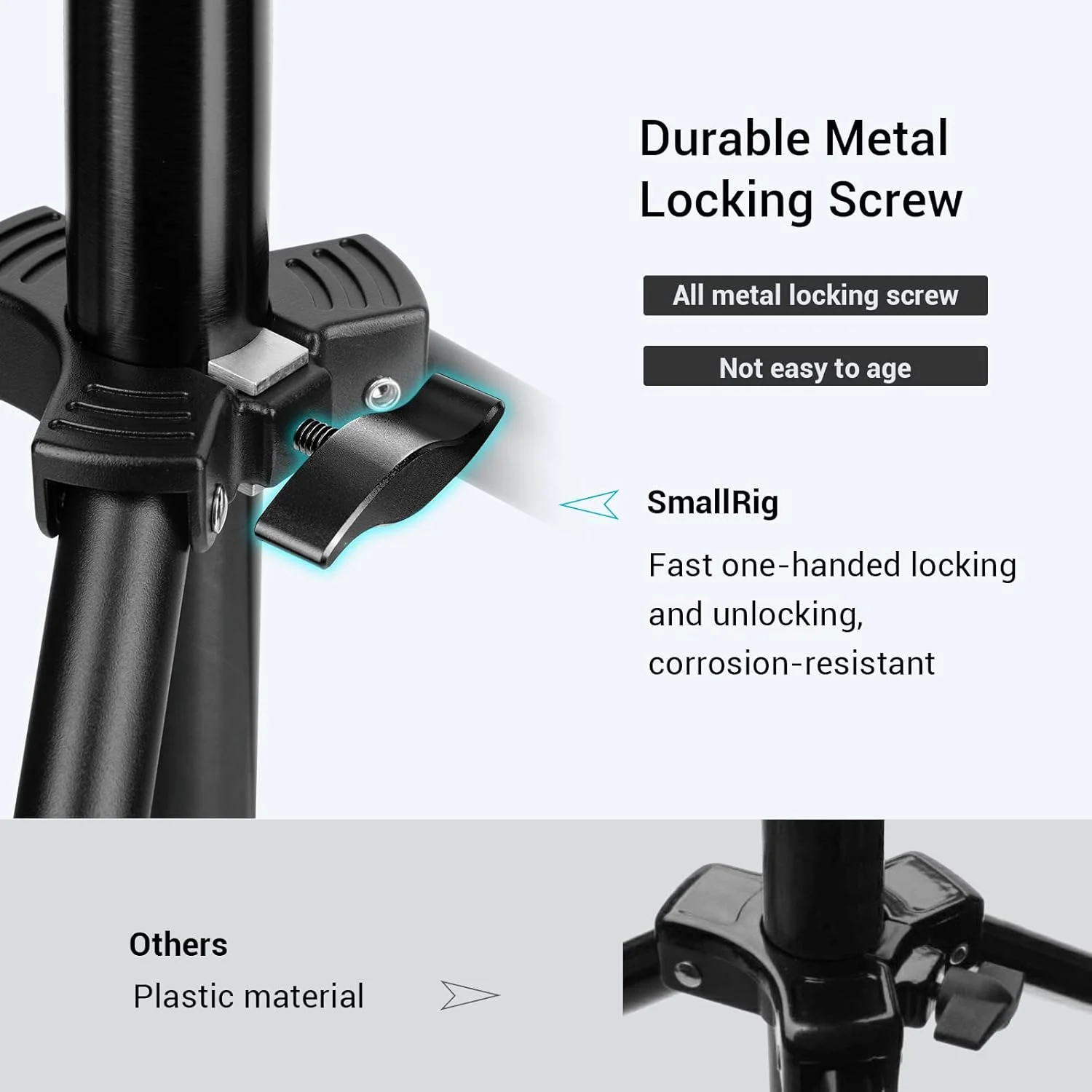 پایه نورپردازی عکاسی SMALLRIG، 280 سانتی متر، سه پایه آلومینیومی بادی برای عکس و فیلم با پیچ 1/4 اینچ برای سافت باکس، نور استودیویی، رفلکتور و رینگ لایت، حداکثر بار 8 کیلوگرم، RA-S280 پایه نورپردازی عکاسی SMALLRIG، 280 سانتی متر، سه پایه آلومینیومی بادی برای عکس و فیلم با پیچ 1/4 اینچ برای سافت باکس، نور استودیویی، رفلکتور و رینگ لایت، حداکثر بار 8 کیلوگرم، RA-S280