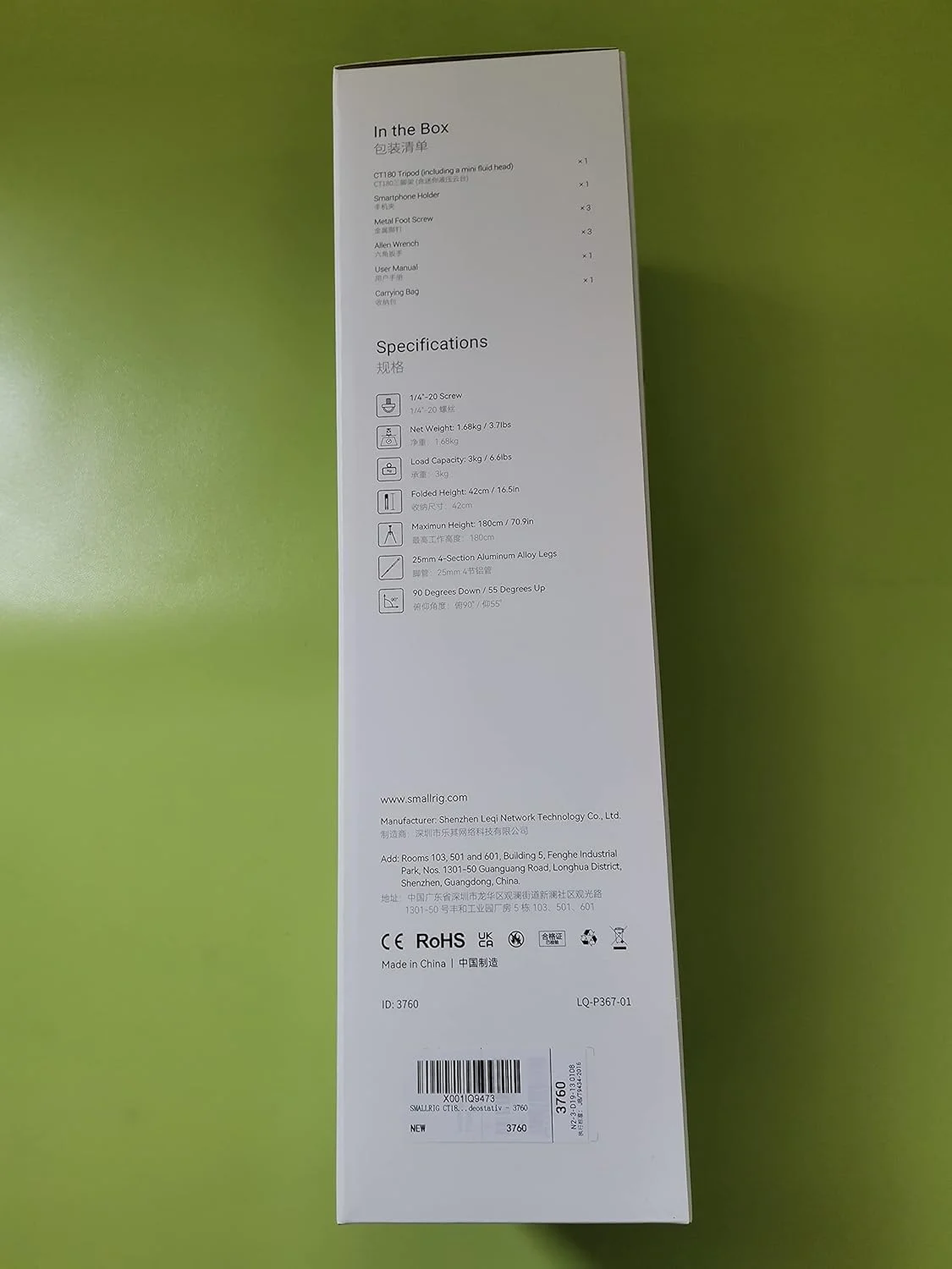 سه پایه مونوپاد 71 اینچی SMALLRIG با هد سیال کوچک، سه پایه مسافرتی آلومینیومی CT180، ارتفاع قابل تنظیم 16.5 تا 71 اینچ، پایه دوربین سه پایه با نگهدارنده تلفن و کیف حمل، حداکثر بار 15 کیلوگرم - 3760 سه پایه مونوپاد 71 اینچی SMALLRIG با هد سیال کوچک، سه پایه مسافرتی آلومینیومی CT180، ارتفاع قابل تنظیم 16.5 تا 71 اینچ، پایه دوربین سه پایه با نگهدارنده تلفن و کیف حمل، حداکثر بار 15 کیلوگرم - 3760