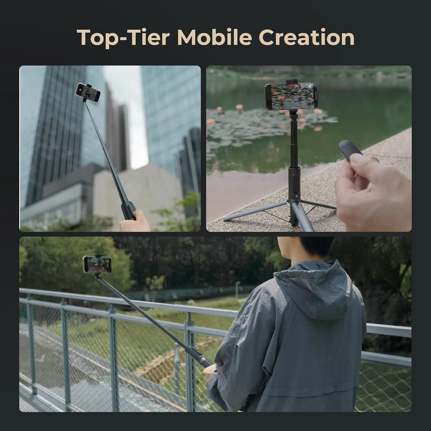 سه پایه سلفی استیک تاشو سریع SmallRig ST30، پایه سه پایه اتوماتیک 57.9 اینچی با ریموت و مانت کفشک سرد، برای آیفون، برای اندروید، ضبط ویدیو، مسافرت، ولاگینگ، مشکی 5291 سه پایه سلفی استیک تاشو سریع SmallRig ST30، پایه سه پایه اتوماتیک 57.9 اینچی با ریموت و مانت کفشک سرد، برای آیفون، برای اندروید، ضبط ویدیو، مسافرت، ولاگینگ، مشکی 5291