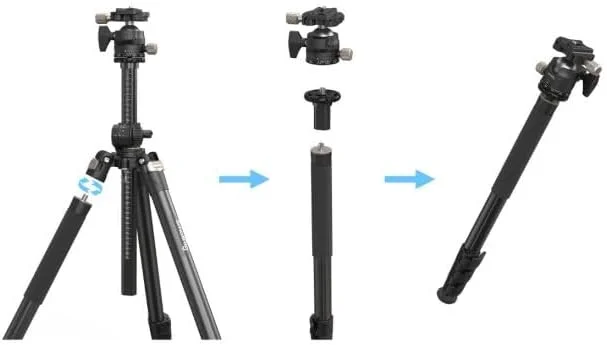 سه پایه ستون مرکزی جانبی SmallRig مدل CT200 4288 سه پایه ستون مرکزی جانبی SmallRig مدل CT200 4288