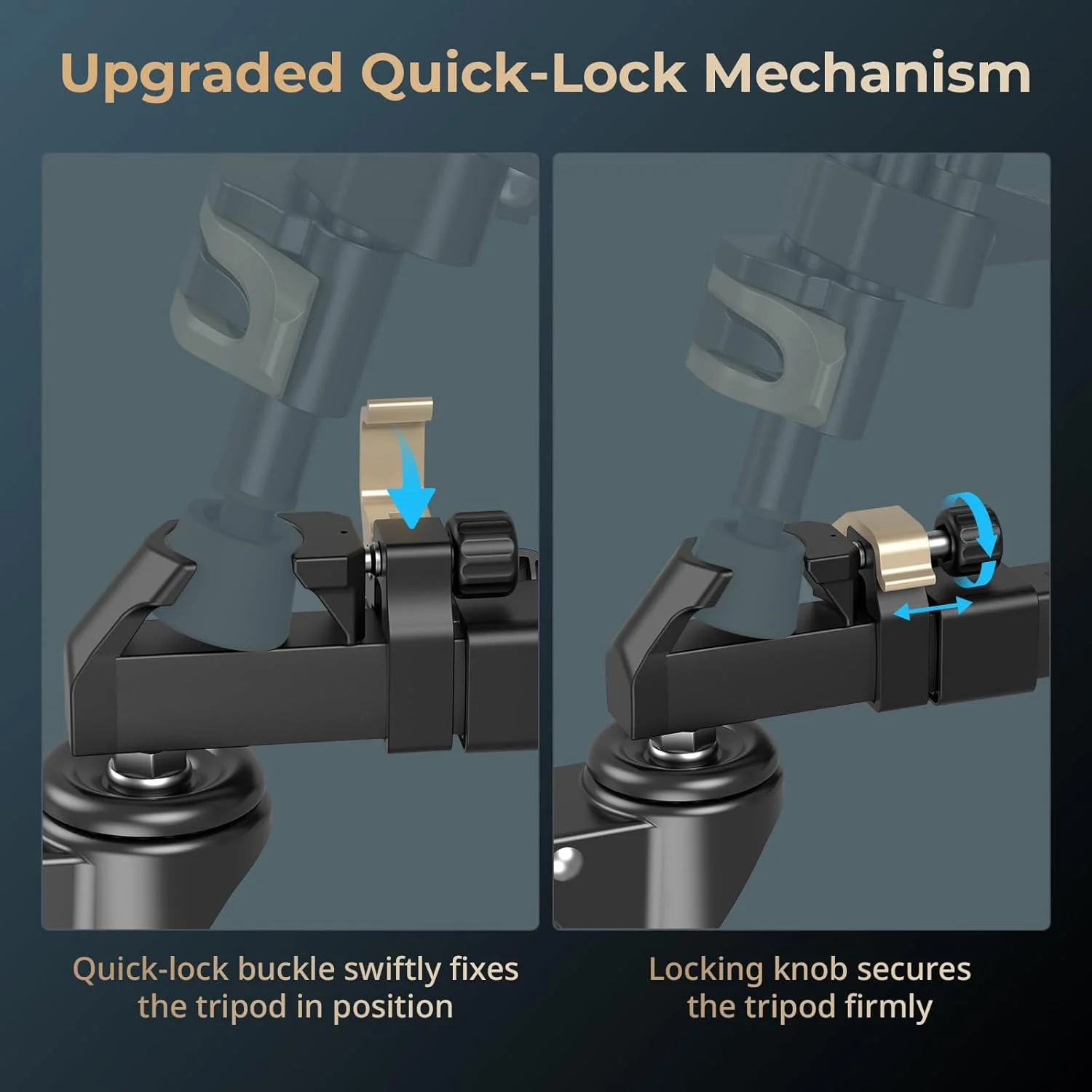 چرخ سه پایه سنگین عکاسی قفل سریع SmallRig مدل 5020 چرخ سه پایه سنگین عکاسی قفل سریع SmallRig مدل 5020