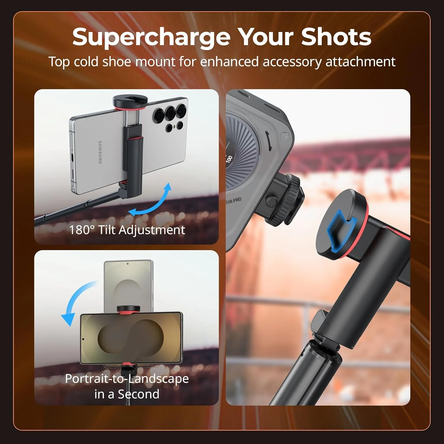 مونوپاد سلفی بوم سبک SmallRig x Drex Lee ST30، پایه سه پایه اتوماتیک 57.9 اینچی با ریموت و مانت کفشک سرد، برای آیفون، برای اندروید، ضبط ویدیو، مسافرت، ولاگ، مشکی 5292 مونوپاد سلفی بوم سبک SmallRig x Drex Lee ST30، پایه سه پایه اتوماتیک 57.9 اینچی با ریموت و مانت کفشک سرد، برای آیفون، برای اندروید، ضبط ویدیو، مسافرت، ولاگ، مشکی 5292