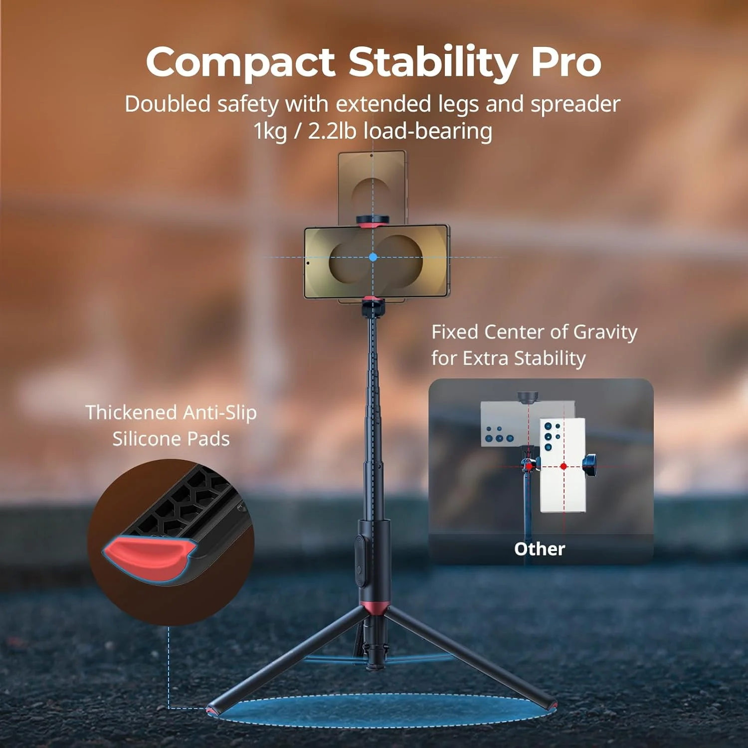 مونوپاد سلفی بوم سبک SmallRig x Drex Lee ST30، پایه سه پایه اتوماتیک 57.9 اینچی با ریموت و مانت کفشک سرد، برای آیفون، برای اندروید، ضبط ویدیو، مسافرت، ولاگ، مشکی 5292 مونوپاد سلفی بوم سبک SmallRig x Drex Lee ST30، پایه سه پایه اتوماتیک 57.9 اینچی با ریموت و مانت کفشک سرد، برای آیفون، برای اندروید، ضبط ویدیو، مسافرت، ولاگ، مشکی 5292