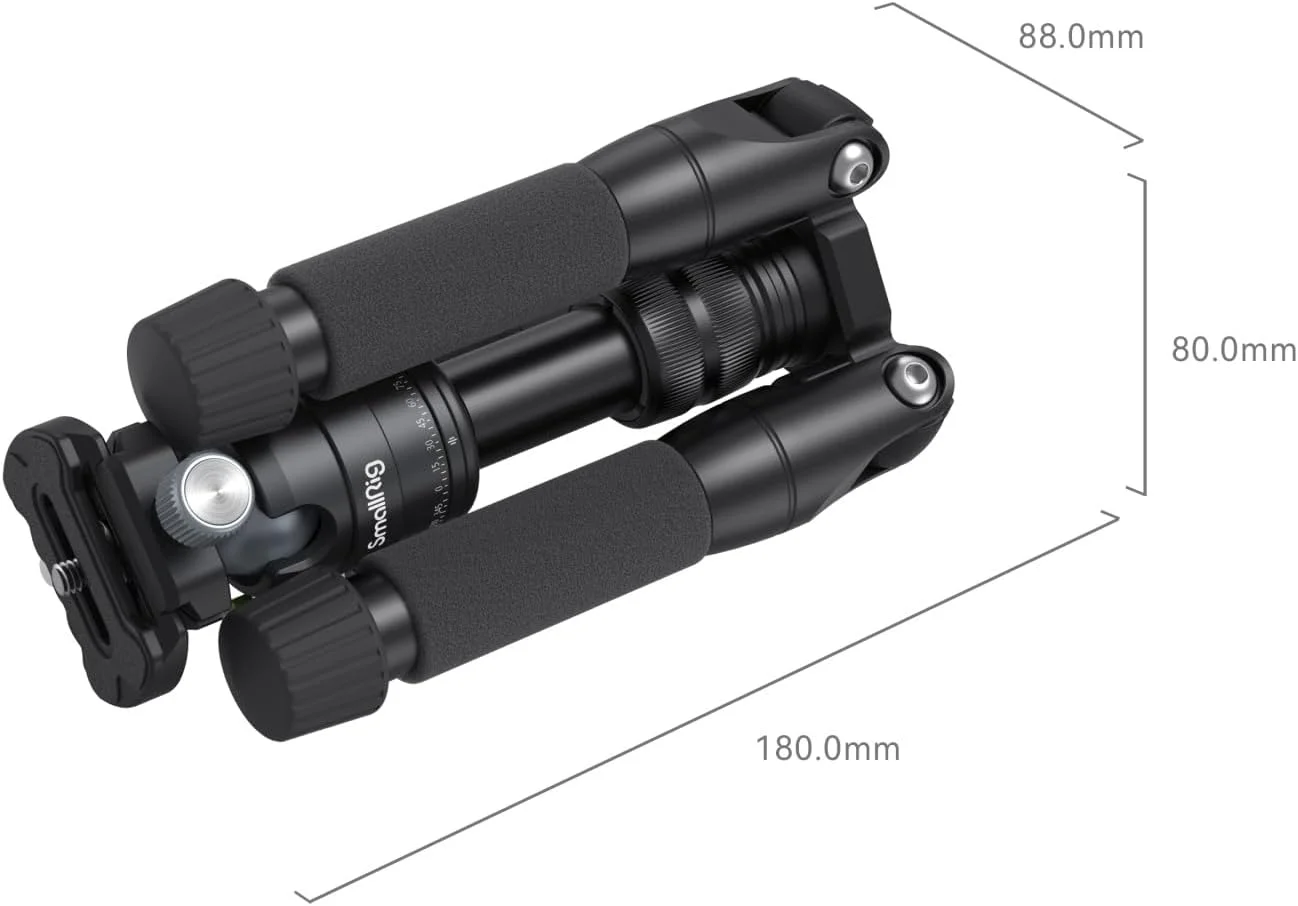 مینی سه پایه آلومینیومی SmallRig VT-20، سه پایه رومیزی 20 اینچی با هد توپی 360 درجه، سه پایه رومیزی جمع و جور برای دوربین های DSLR، دوربین فیلمبرداری، تحمل وزن تا 6 کیلوگرم - 4289 مینی سه پایه آلومینیومی SmallRig VT-20، سه پایه رومیزی 20 اینچی با هد توپی 360 درجه، سه پایه رومیزی جمع و جور برای دوربین های DSLR، دوربین فیلمبرداری، تحمل وزن تا 6 کیلوگرم - 4289