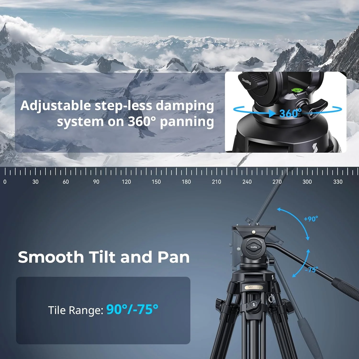 کیت سه پایه فیلمبرداری سبک وزن اسمال ریگ مدل AD-50Lite 4684 کیت سه پایه فیلمبرداری سبک وزن اسمال ریگ مدل AD-50Lite 4684