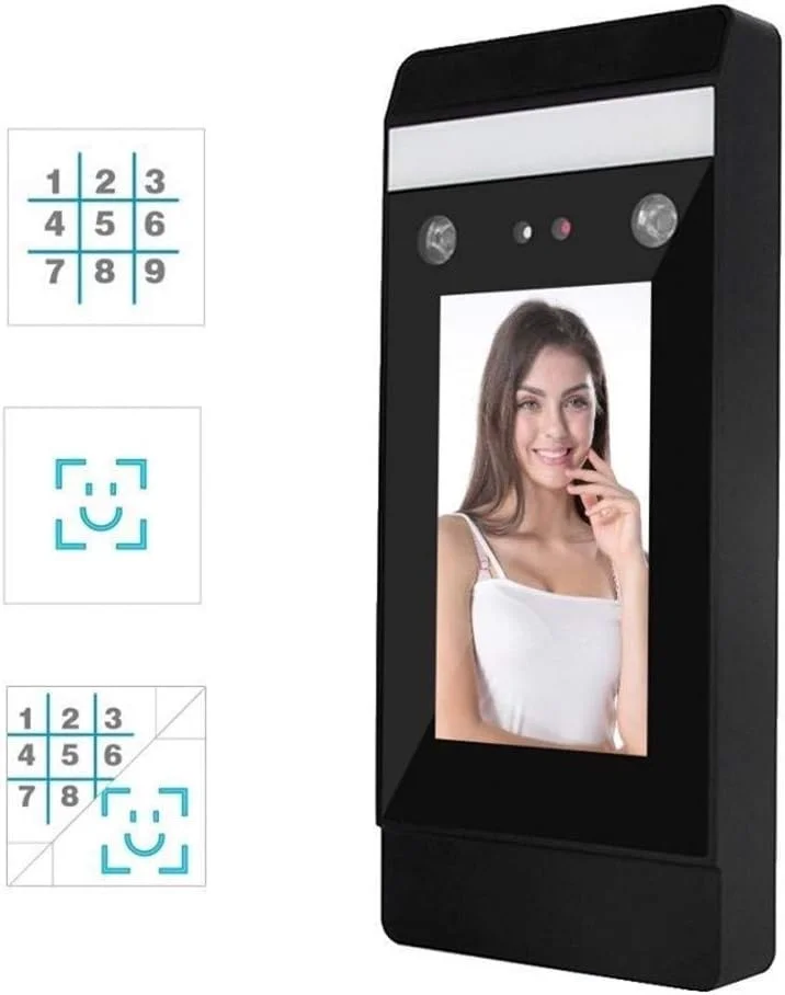 دستگاه حضور و غیاب تشخیص چهره دوگانه پویا GZDpwgn، دستگاه ورود و خروج با رمز عبور، مناسب برای کارمندان و کسب و کارهای کوچک دستگاه حضور و غیاب تشخیص چهره دوگانه پویا GZDpwgn، دستگاه ورود و خروج با رمز عبور، مناسب برای کارمندان و کسب و کارهای کوچک