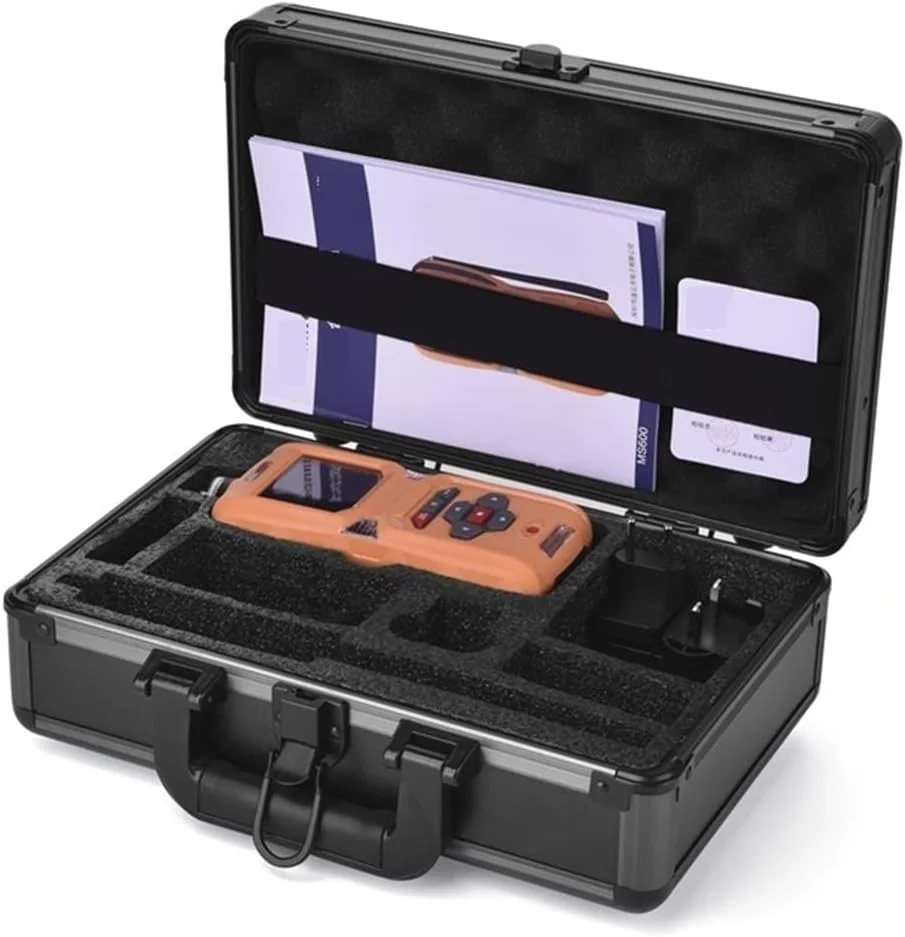 دستگاه تشخیص گاز GZDtdsd، ردیاب غلظت دی اکسید کربن، ردیاب نشت گاز CO2، تستر خلوص بالا، 0-50000ppm، 0-100% Vol، ردیاب نشت گاز با دقت بالا (رنگ: 0-100% vol، سایز: 1)