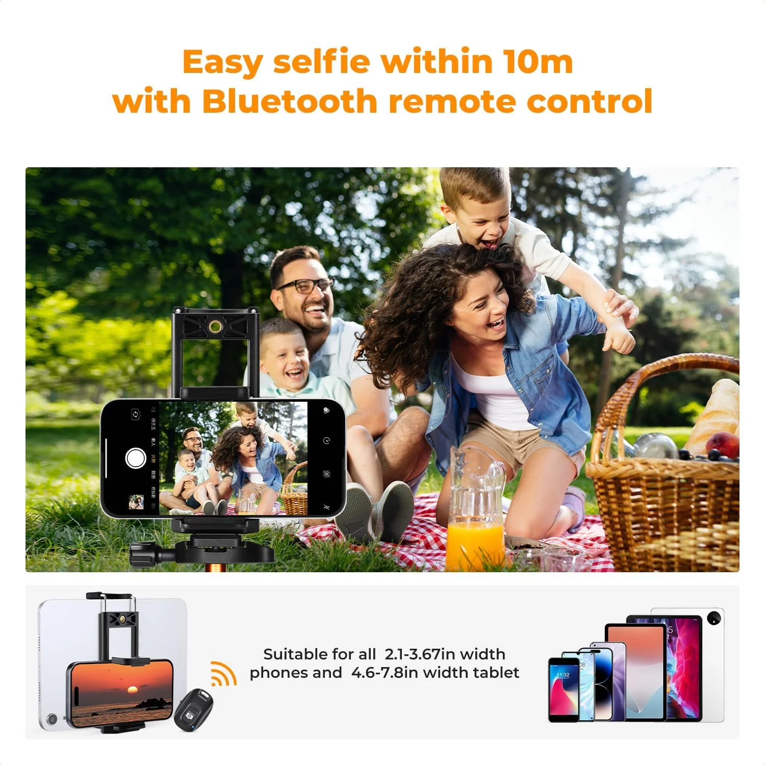 سه پایه دوربین K&F Concept 75 اینچ/190 سانتی متر، سه پایه های DSLR سبک وزن مسافرتی در فضای باز با هد توپی 360 درجه ظرفیت بار 8 کیلوگرم/17.6 پوند، گیره تلفن همراه و کنترل از راه دور برای تلفن هوشمند S255A3+BH-36 سه پایه دوربین K&F Concept 75 اینچ/190 سانتی متر، سه پایه های DSLR سبک وزن مسافرتی در فضای باز با هد توپی 360 درجه ظرفیت بار 8 کیلوگرم/17.6 پوند، گیره تلفن همراه و کنترل از راه دور برای تلفن هوشمند S255A3+BH-36