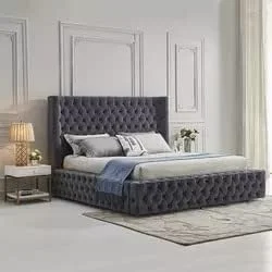 تخت خواب سوپر کینگ سایز لوکس A to Z Homes، تخت خواب با طراحی مدرن (200x200، همراه با تشک) تخت خواب سوپر کینگ سایز لوکس A to Z Homes، تخت خواب با طراحی مدرن (200x200، همراه با تشک)