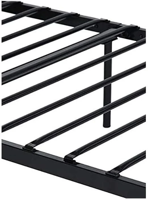 تخت خواب چوبی و فلزی کارناک با پایه های چوبی به همراه تشک طبی قهوه ای - سایز دو نفره 190X120 سانتی متر تخت خواب چوبی و فلزی کارناک با پایه های چوبی به همراه تشک طبی قهوه ای - سایز دو نفره 190X120 سانتی متر