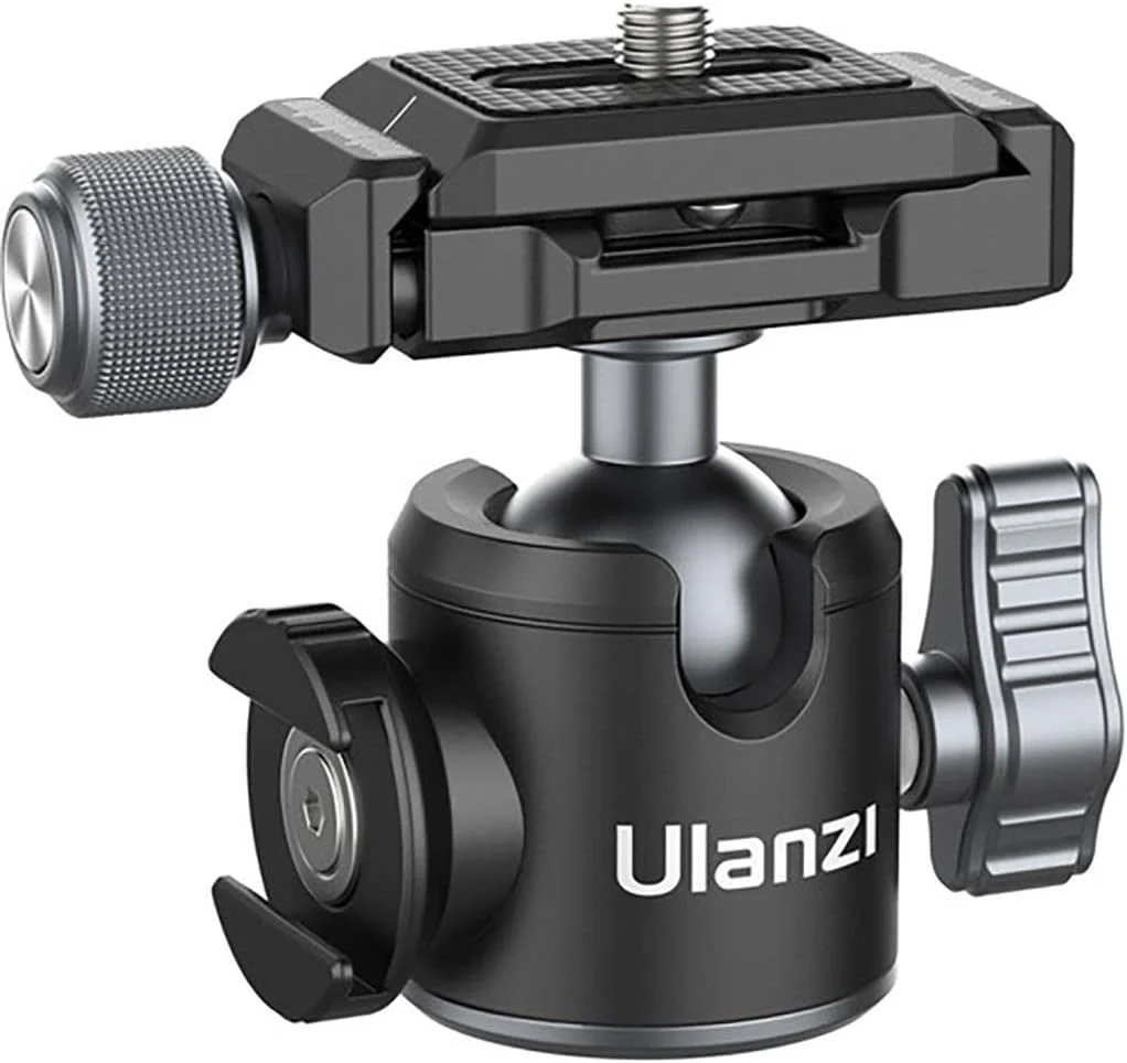 هد سه پایه توپی Ulanzi U-80L Arca با کفشک سرد جانبی هد سه پایه توپی Ulanzi U-80L Arca با کفشک سرد جانبی