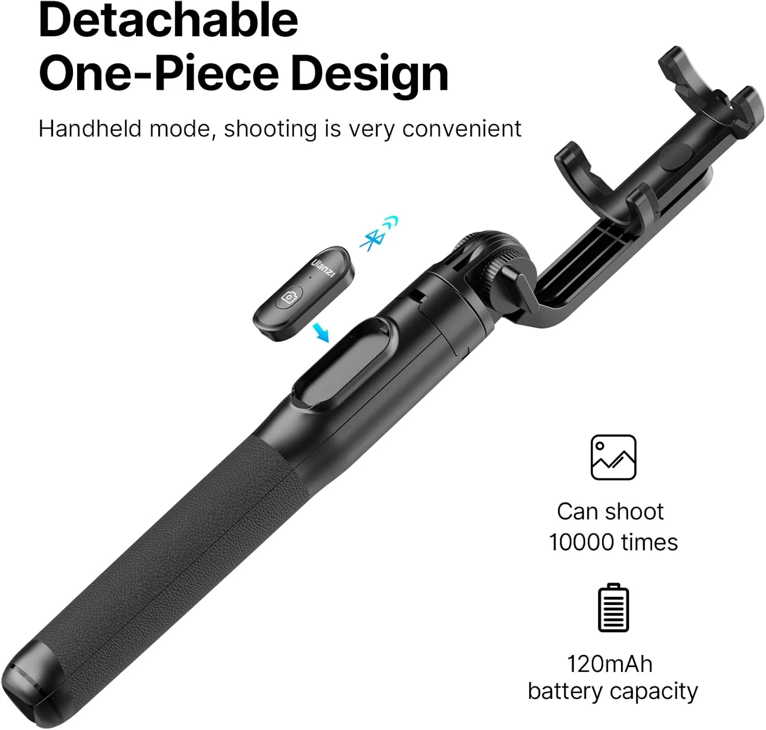 63'' 160cm Selfie Stick ULANZI SK-03 3 in 1 Stable Phone Stand for Smartphone/Camera, 160cm Extendable Phone Tripod with Detachable Remote, Compatible with iPhone/Galaxy/Huawei, etc. 63'' 160cm Selfie Stick ULANZI SK-03 3 in 1 Stable Phone Stand for Smartphone/Camera, 160cm Extendable Phone Tripod with Detachable Remote, Compatible with iPhone/Galaxy/Huawei, etc.