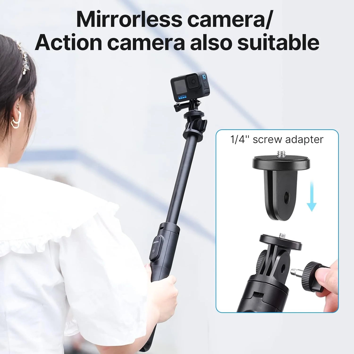 63'' 160cm Selfie Stick ULANZI SK-03 3 in 1 Stable Phone Stand for Smartphone/Camera, 160cm Extendable Phone Tripod with Detachable Remote, Compatible with iPhone/Galaxy/Huawei, etc. 63'' 160cm Selfie Stick ULANZI SK-03 3 in 1 Stable Phone Stand for Smartphone/Camera, 160cm Extendable Phone Tripod with Detachable Remote, Compatible with iPhone/Galaxy/Huawei, etc.