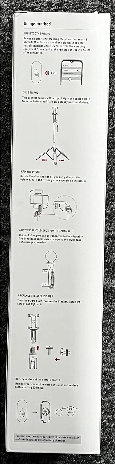 63'' 160cm Selfie Stick ULANZI SK-03 3 in 1 Stable Phone Stand for Smartphone/Camera, 160cm Extendable Phone Tripod with Detachable Remote, Compatible with iPhone/Galaxy/Huawei, etc. 63'' 160cm Selfie Stick ULANZI SK-03 3 in 1 Stable Phone Stand for Smartphone/Camera, 160cm Extendable Phone Tripod with Detachable Remote, Compatible with iPhone/Galaxy/Huawei, etc.