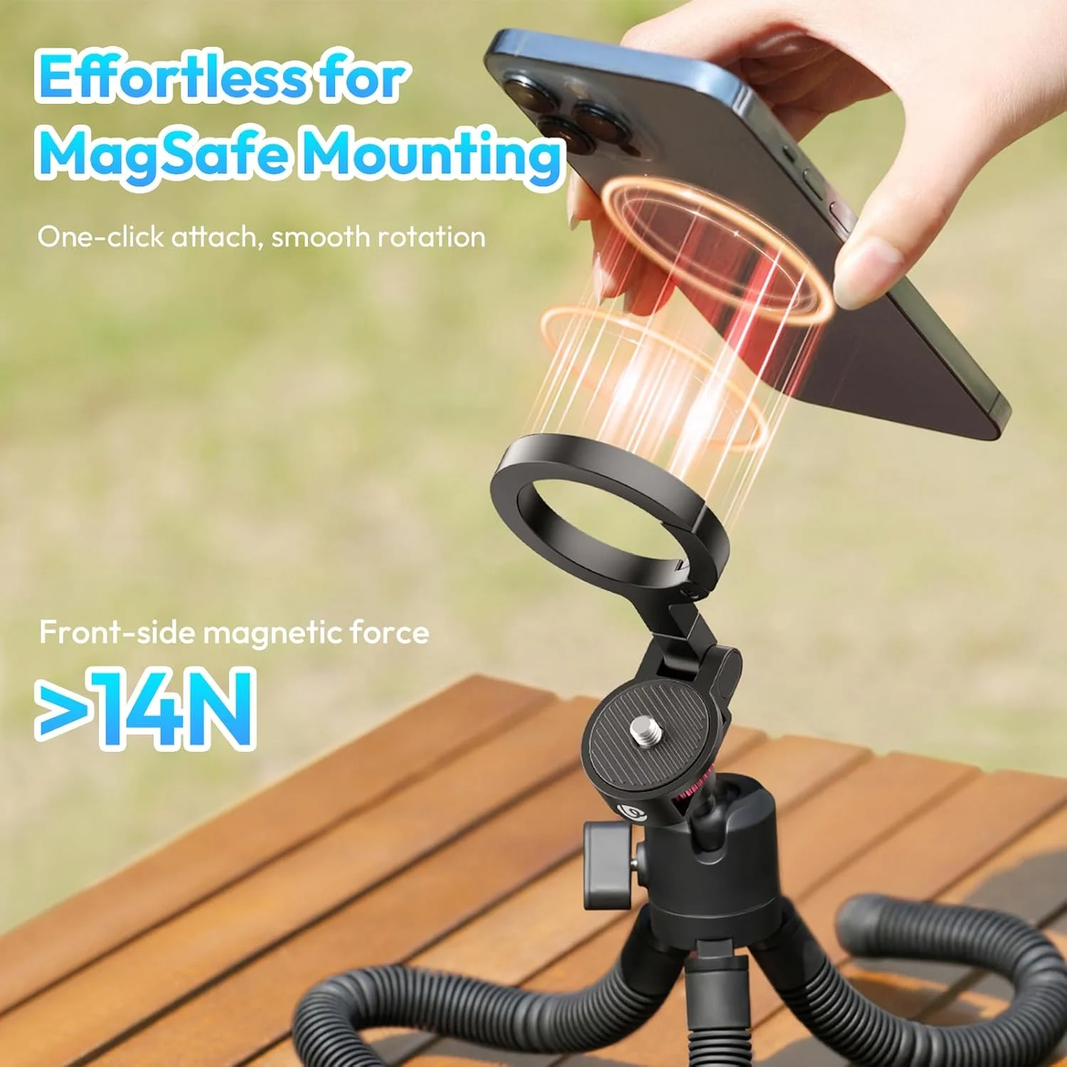 سه پایه انعطاف پذیر مغناطیسی ULANZI MT30 برای سری iPhone 17-12 با رزوه 1/4 اینچی، پایه نگهدارنده تلفن کوچک خم شو برای MagSafe و دوربین ها، پایه سه پایه کوچک اختاپوسی برای فیلمبرداری خلاقانه و ضبط ویدیو سه پایه انعطاف پذیر مغناطیسی ULANZI MT30 برای سری iPhone 17-12 با رزوه 1/4 اینچی، پایه نگهدارنده تلفن کوچک خم شو برای MagSafe و دوربین ها، پایه سه پایه کوچک اختاپوسی برای فیلمبرداری خلاقانه و ضبط ویدیو