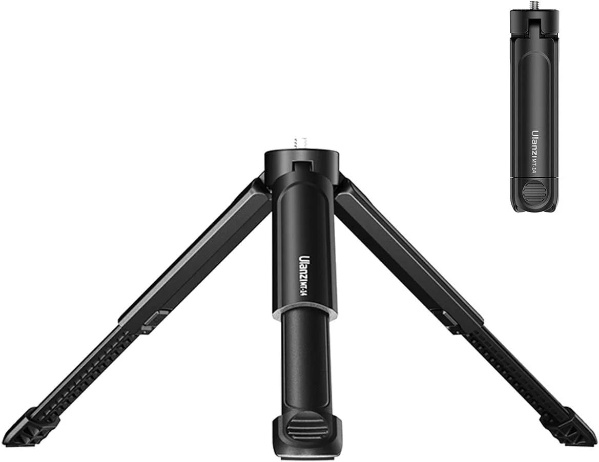 سه پایه اکستنشن ULANZI MT-14، مینی سه پایه سلفی استیک با دسته برای دوربین های Canon G7X Mark III Sony RX100 VII A6400 A6600 مناسب برای ولاگینگ