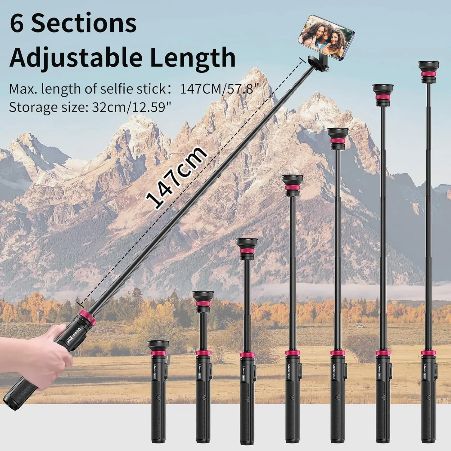 سه پایه مغناطیسی تلفن Ulanzi MT-84 سه پایه مغناطیسی تلفن Ulanzi MT-84