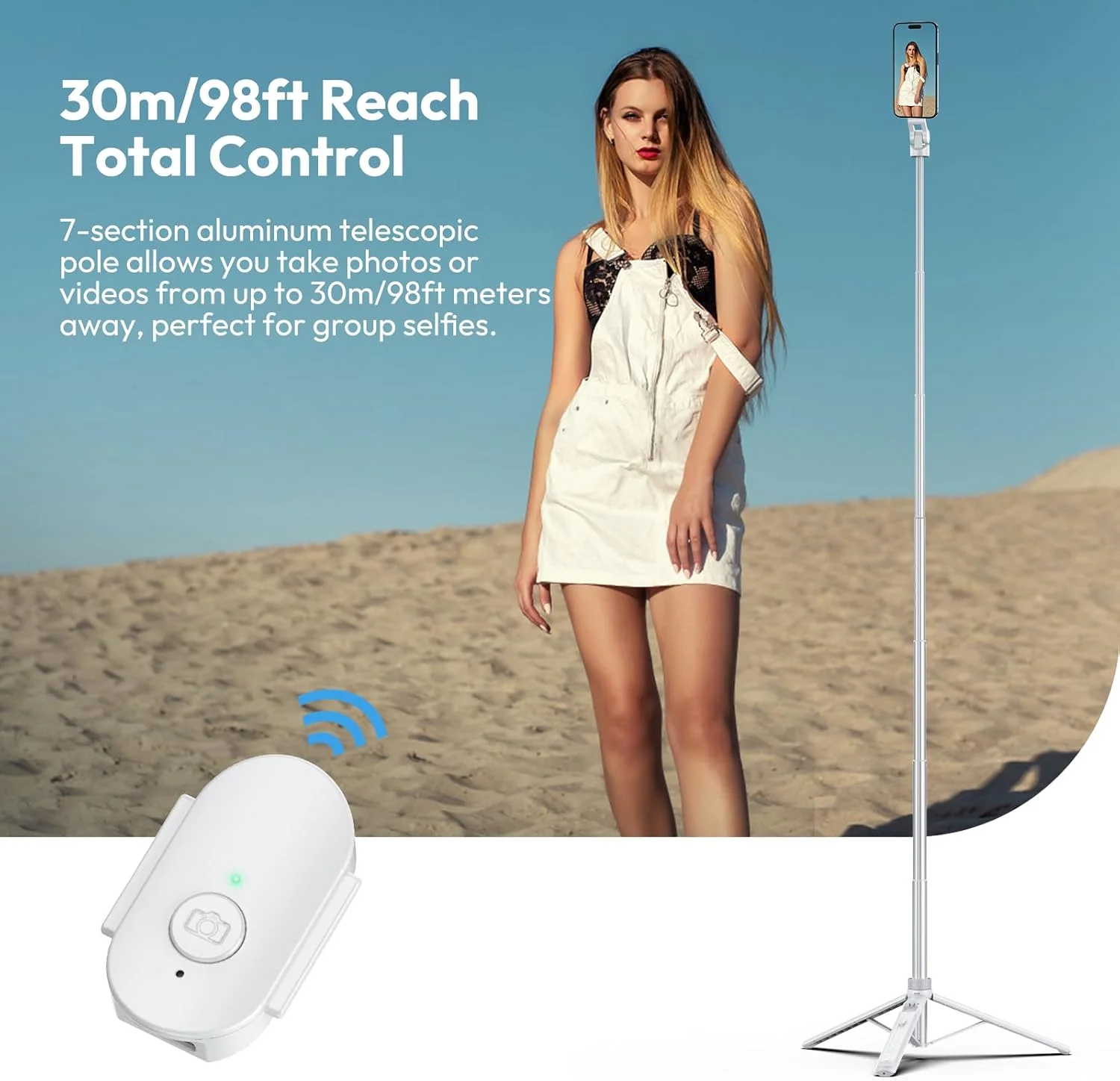 سه پایه تلفن همراه ULANZI TT88، میله سلفی مغناطیسی 145 سانتی متری با کنترل از راه دور، سه پایه تلفن هوشمند با گیره تلفن 2 در 1، سه پایه تلفن همراه با 2 مانت کفشک سرد سازگار با سه پایه تلفن همراه ULANZI TT88، میله سلفی مغناطیسی 145 سانتی متری با کنترل از راه دور، سه پایه تلفن هوشمند با گیره تلفن 2 در 1، سه پایه تلفن همراه با 2 مانت کفشک سرد سازگار با