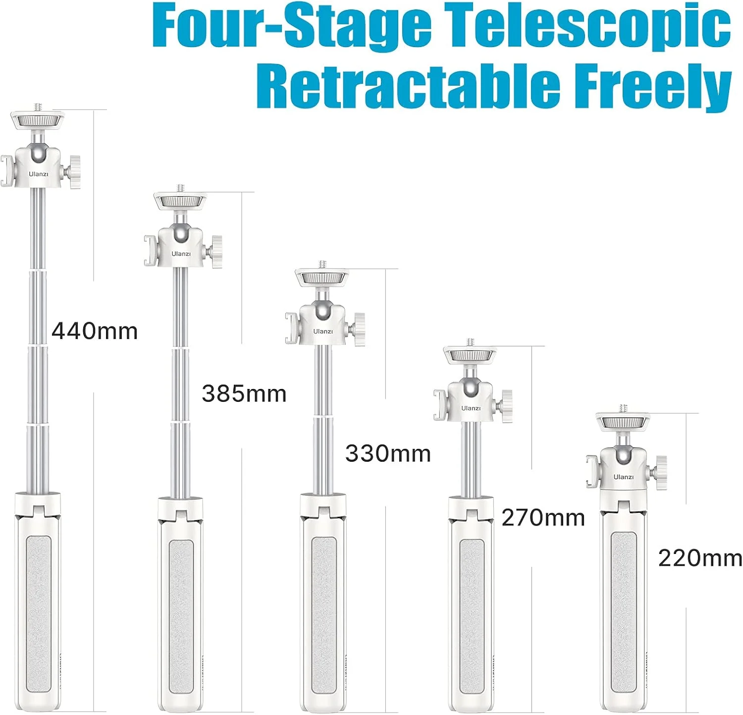 سه پایه دوربین اولانزی MT-42، سه پایه رومیزی کوچک، مونوپاد سلفی با کفشک سرد، سه پایه مسافرتی برای گوشی 17 Canon G7X Mark III Sony ZV-1 RX100 VII A6600، مناسب برای ولاگ، فیلمسازی و پخش زنده - سفید سه پایه دوربین اولانزی MT-42، سه پایه رومیزی کوچک، مونوپاد سلفی با کفشک سرد، سه پایه مسافرتی برای گوشی 17 Canon G7X Mark III Sony ZV-1 RX100 VII A6600، مناسب برای ولاگ، فیلمسازی و پخش زنده - سفید