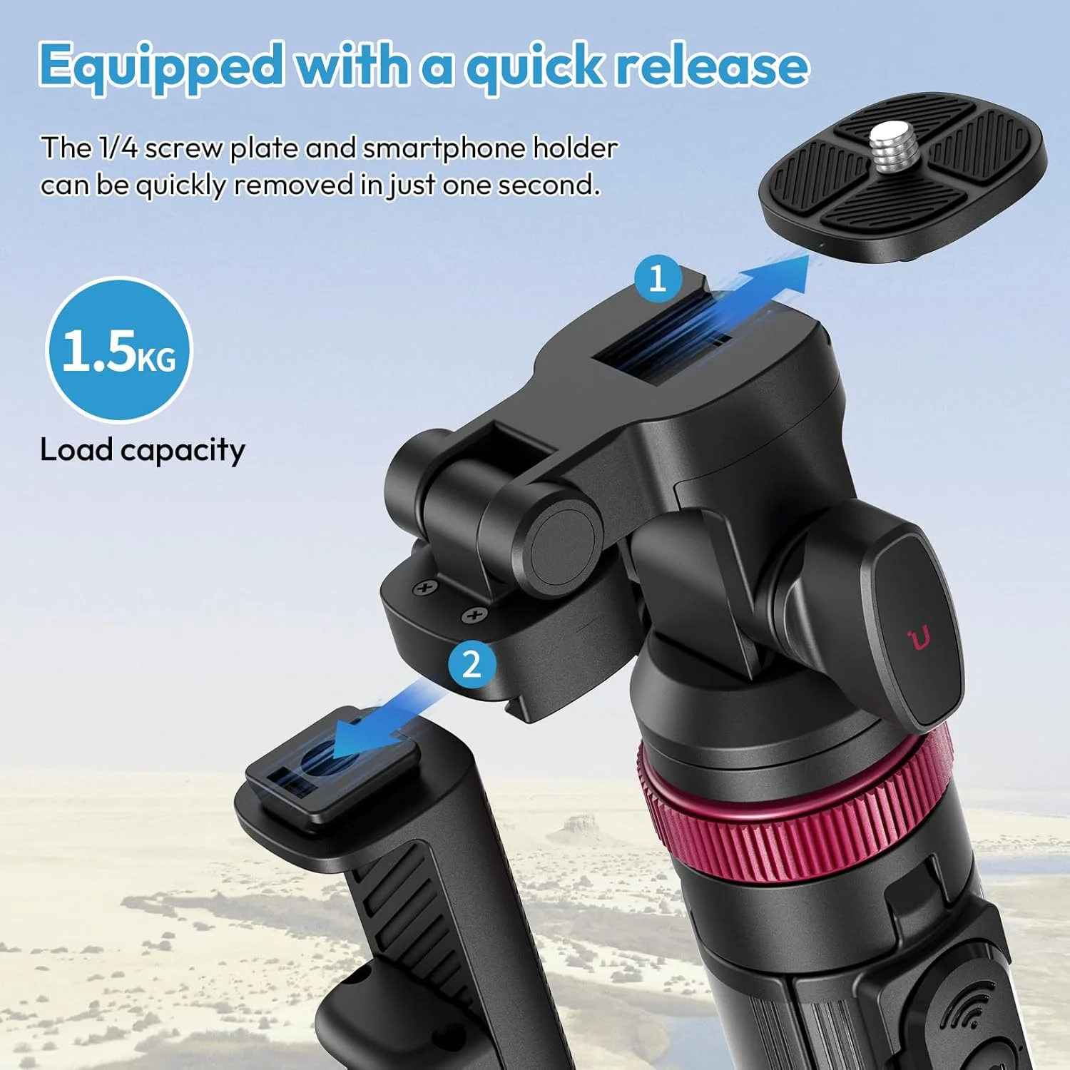 سه پایه دوربین گوشی موبایل ULANZI MT-78 با ارتفاع 185 سانتی متر، مونوپاد سلفی استیک تلسکوپی، پایه نگهدارنده دوربین گوشی با گیره 2 در 1، سه پایه دوربین با هد توپی 360 درجه و مانت کفشک دار مناسب سونی، کانن، آیفون 16، 15، 14 سه پایه دوربین گوشی موبایل ULANZI MT-78 با ارتفاع 185 سانتی متر، مونوپاد سلفی استیک تلسکوپی، پایه نگهدارنده دوربین گوشی با گیره 2 در 1، سه پایه دوربین با هد توپی 360 درجه و مانت کفشک دار مناسب سونی، کانن، آیفون 16، 15، 14