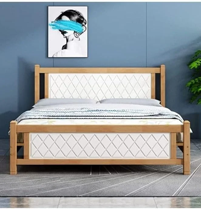 Karnak Modern Design Double Size Luxurious And Comfortable Premium Bed Without Mattress Size 150X190Cm Karnak Modern Design Double Size Luxurious And Comfortable Premium Bed Without Mattress Size 150X190Cm