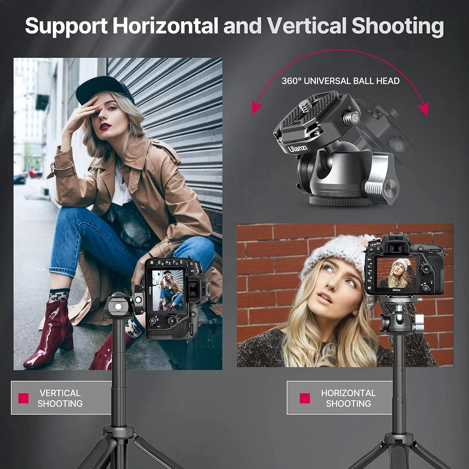 سه پایه دوربین ULANZI مدل MT-46، سه پایه آلومینیومی برای دوربین با صفحه رهاسازی سریع F38، تنظیم 4 سطح، سر توپی 360 درجه با کفشک سرد، سبک وزن، قابل حمل، مناسب برای ولاگ، مسافرت و سلفی، مناسب برای دوربین های DSLR سه پایه دوربین ULANZI مدل MT-46، سه پایه آلومینیومی برای دوربین با صفحه رهاسازی سریع F38، تنظیم 4 سطح، سر توپی 360 درجه با کفشک سرد، سبک وزن، قابل حمل، مناسب برای ولاگ، مسافرت و سلفی، مناسب برای دوربین های DSLR
