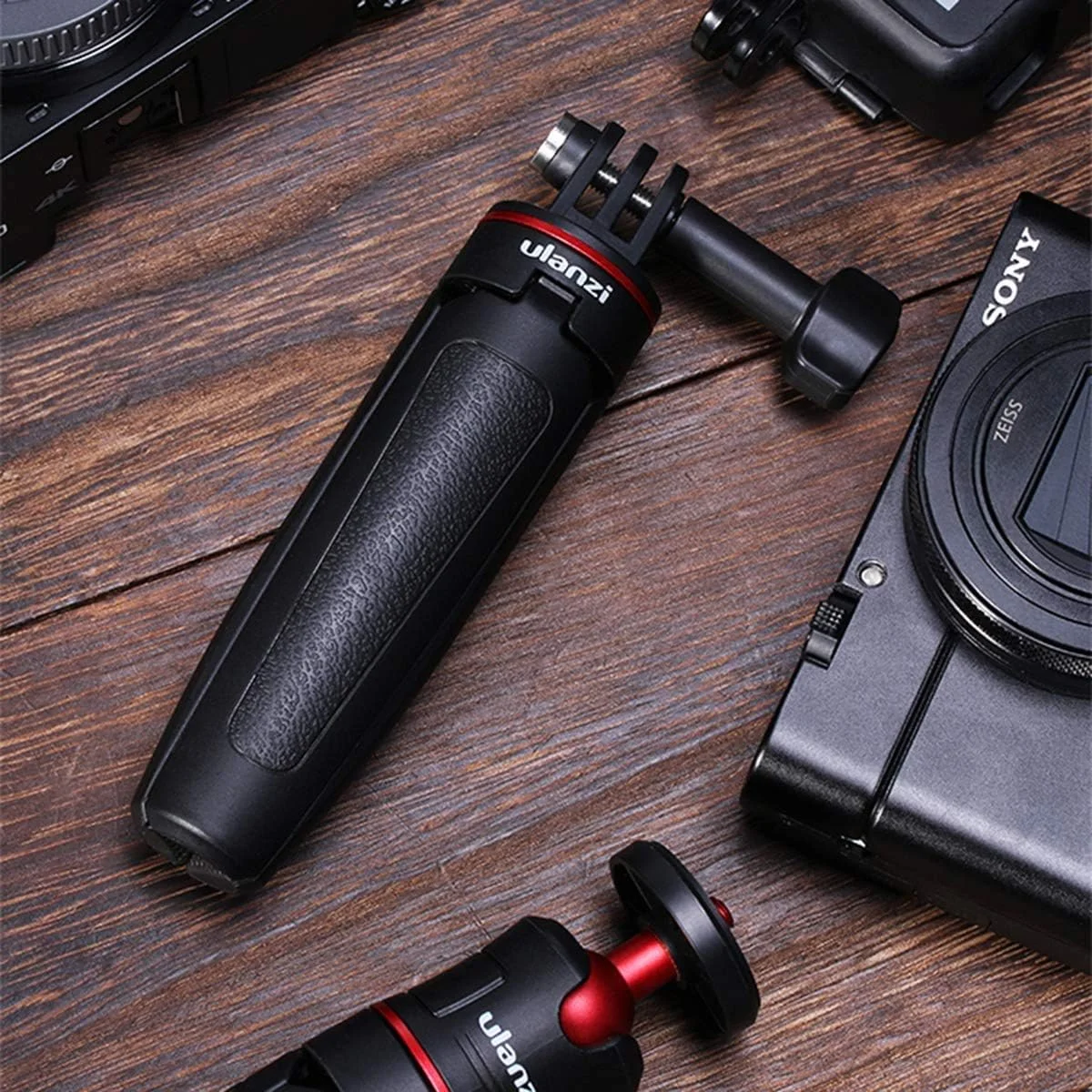 پایه سه پایه میله ای افزایش طول Ulanzi MT-09، مینی سه پایه استند دسته سلفی برای GoPro 8 7 6 5 4 Max DJI OSMO Action Insta360 One X SJCAM Vlogging پایه سه پایه میله ای افزایش طول Ulanzi MT-09، مینی سه پایه استند دسته سلفی برای GoPro 8 7 6 5 4 Max DJI OSMO Action Insta360 One X SJCAM Vlogging