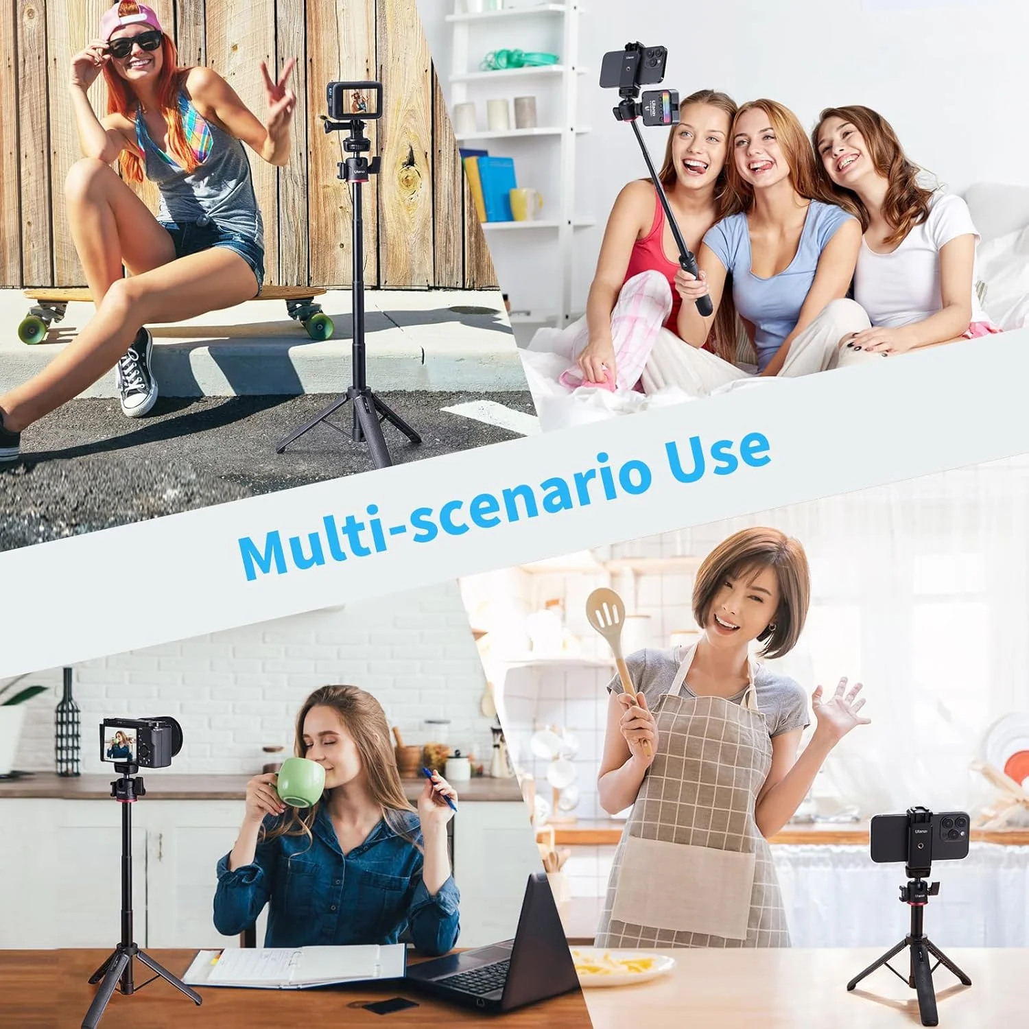 سه پایه کوچک دوربین ULANZI MT-73 با پیچ 1/4 اینچی، سه پایه مسافرتی، سه پایه جیبی سازگار با دوربین های کامپکت سه پایه کوچک دوربین ULANZI MT-73 با پیچ 1/4 اینچی، سه پایه مسافرتی، سه پایه جیبی سازگار با دوربین های کامپکت