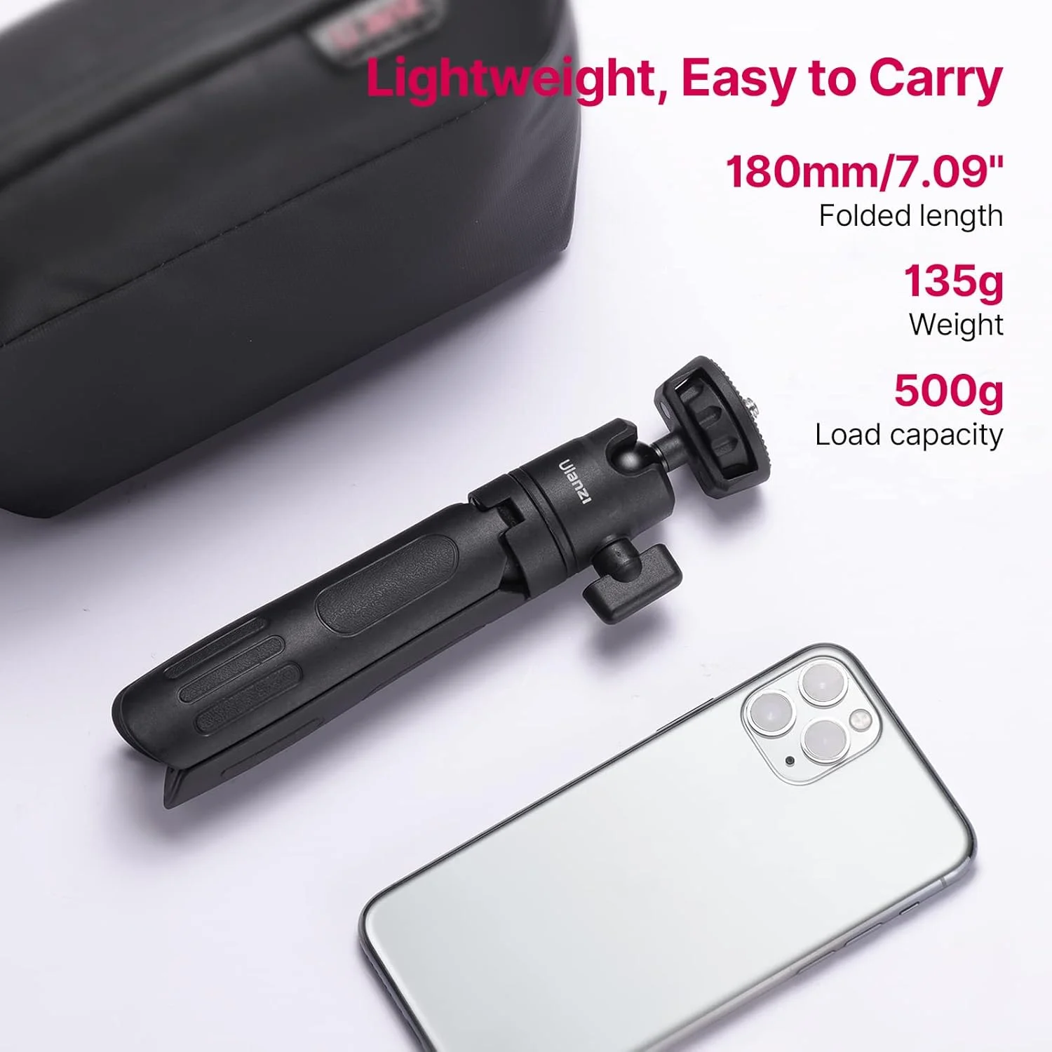 مونوپاد سلفی تلسکوپی ULANZI M12 برای GoPro، پایه سه پایه تلفن همراه قابل حمل برای Vlog با پایه تلفن و آداپتور GoPro، مینی گریپ دستی سازگار با GoPro Hero 13/12/11/10/9/8/7/6/5 و تلفن هوشمند مونوپاد سلفی تلسکوپی ULANZI M12 برای GoPro، پایه سه پایه تلفن همراه قابل حمل برای Vlog با پایه تلفن و آداپتور GoPro، مینی گریپ دستی سازگار با GoPro Hero 13/12/11/10/9/8/7/6/5 و تلفن هوشمند