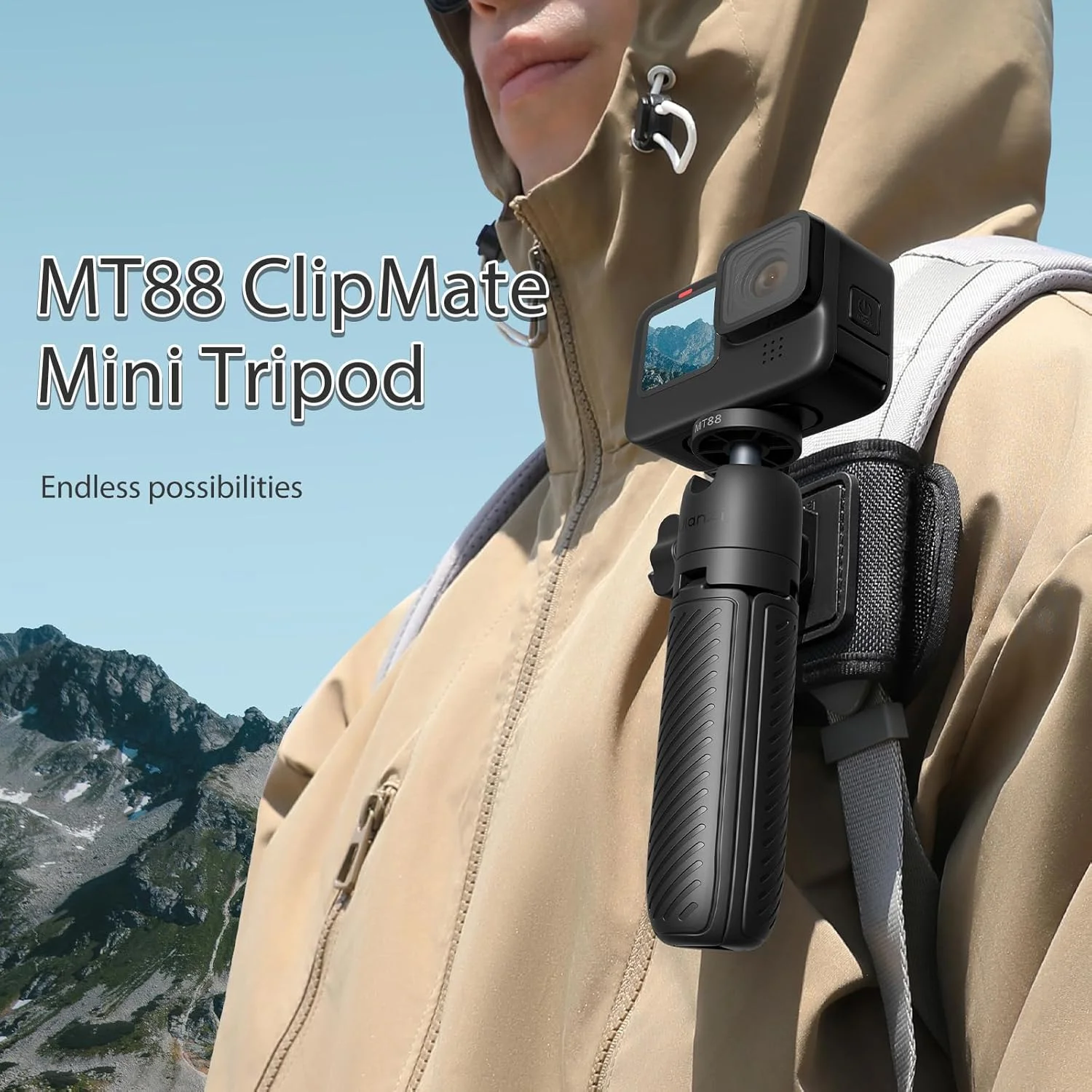 سه پایه دوربین ULANZI MT88 ClipMate، مونوپاد سلفی با بند چسبی و آداپتور دوربین اکشن، سه پایه رومیزی کوچک با کفشک سرد، سه پایه مسافرتی برای سری آیفون و دوربین اکشن، DJI Pocket3، Insta 360 X5 سه پایه دوربین ULANZI MT88 ClipMate، مونوپاد سلفی با بند چسبی و آداپتور دوربین اکشن، سه پایه رومیزی کوچک با کفشک سرد، سه پایه مسافرتی برای سری آیفون و دوربین اکشن، DJI Pocket3، Insta 360 X5