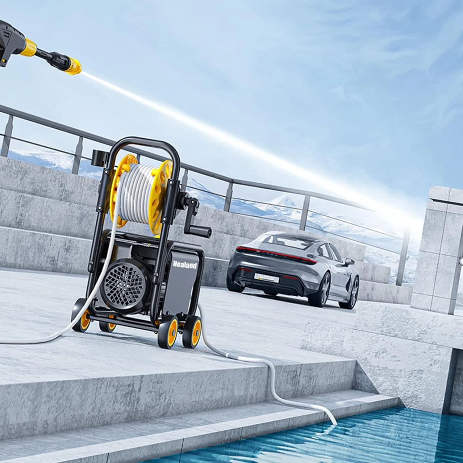 کارواش فشار قوی GZDcjsc، تفنگی آب پاش 120 بار، پمپ دستگاه کارواش، ژنراتور فوم، لوازم جانبی خودرو، C کارواش فشار قوی GZDcjsc، تفنگی آب پاش 120 بار، پمپ دستگاه کارواش، ژنراتور فوم، لوازم جانبی خودرو، C