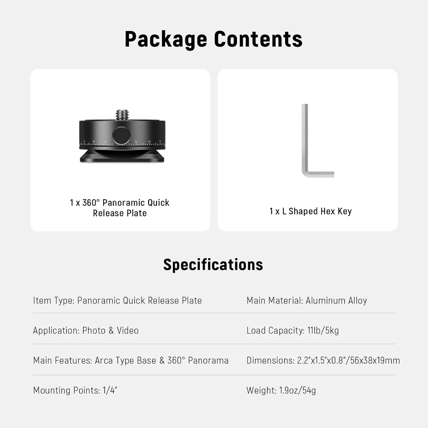 صفحه رهاسازی سریع پانوراما Neewer، آداپتور پایه سه پایه دوربین با سر چرخان 360 درجه مدرج با پایه نوع Arca و پیچ 1/4 اینچی برای دوربین DSLR، دوربین فیلمبرداری، سه پایه، تک پایه، لغزنده، حداکثر بار 5 کیلوگرم، QRP-6 صفحه رهاسازی سریع پانوراما Neewer، آداپتور پایه سه پایه دوربین با سر چرخان 360 درجه مدرج با پایه نوع Arca و پیچ 1/4 اینچی برای دوربین DSLR، دوربین فیلمبرداری، سه پایه، تک پایه، لغزنده، حداکثر بار 5 کیلوگرم، QRP-6