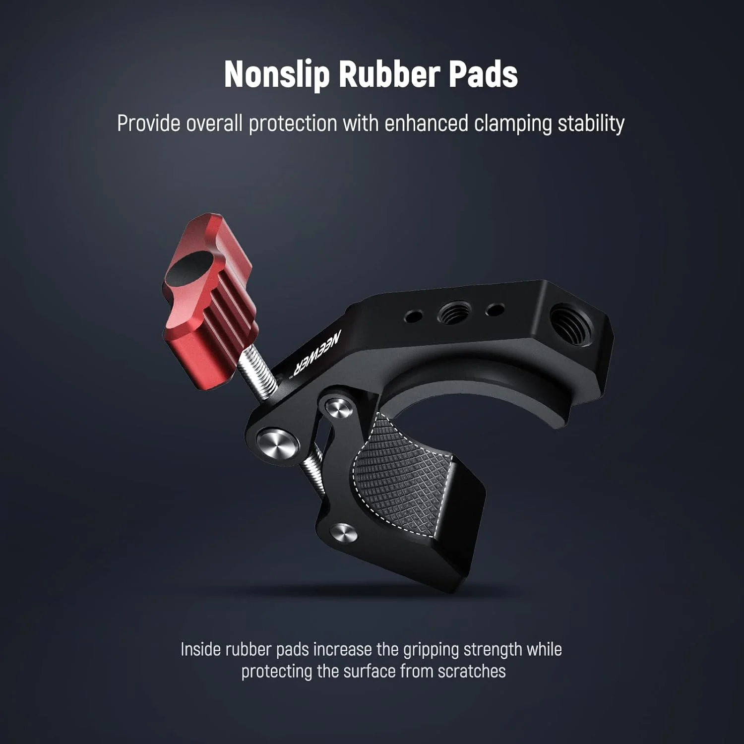 گیره سوپر NEEWER با کفشک سرد و سوراخ های رزوه ای 1/4 اینچ و 3/8 اینچ، حداکثر بار 4 کیلوگرم، نگهدارنده سه پایه دوربین خرچنگی شکل برای اکثر لوازم جانبی عکس، سازگار با بازوی جادویی SmallRig، قرمز ST81 گیره سوپر NEEWER با کفشک سرد و سوراخ های رزوه ای 1/4 اینچ و 3/8 اینچ، حداکثر بار 4 کیلوگرم، نگهدارنده سه پایه دوربین خرچنگی شکل برای اکثر لوازم جانبی عکس، سازگار با بازوی جادویی SmallRig، قرمز ST81