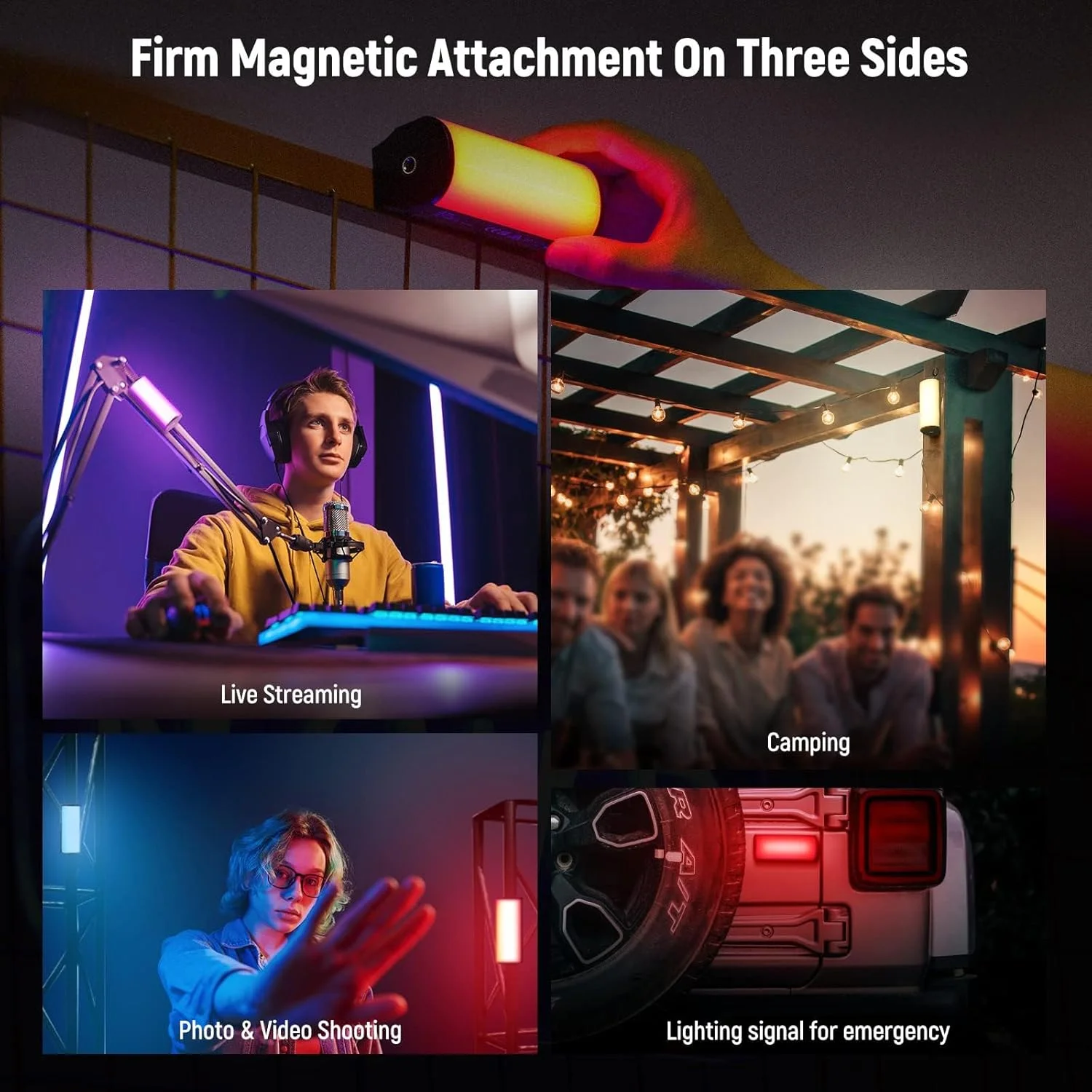 چراغ عصایی مغناطیسی دستی NEEWER مدل TL96RGB، بسته 2 عددی، چراغ ویدئویی LED مینی RGB با قابلیت چرخش 360 درجه، دارای باتری قابل شارژ 2500mAh، نور لوله ای دوربین با قابلیت تنظیم نور 2500-8500K برای عکاسی، TikTok، YouTube، Vlog چراغ عصایی مغناطیسی دستی NEEWER مدل TL96RGB، بسته 2 عددی، چراغ ویدئویی LED مینی RGB با قابلیت چرخش 360 درجه، دارای باتری قابل شارژ 2500mAh، نور لوله ای دوربین با قابلیت تنظیم نور 2500-8500K برای عکاسی، TikTok، YouTube، Vlog