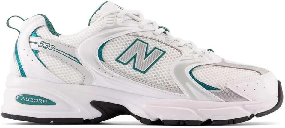 New Balance 530 Unisex Shoes, WHITE (100), 44 EU