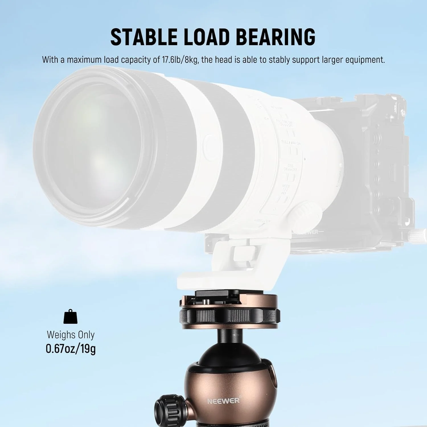 صفحه رهاسازی سریع NEEWER بسته 2 عددی، صفحه نصب دوربین QR مربعی 38 میلی‌متری نوع Arca سازگار با گیره دوربین Peak Design Capture V3، سر سه پایه به بند شانه تعویض سریع با 4 پین ایمنی، QPR-5