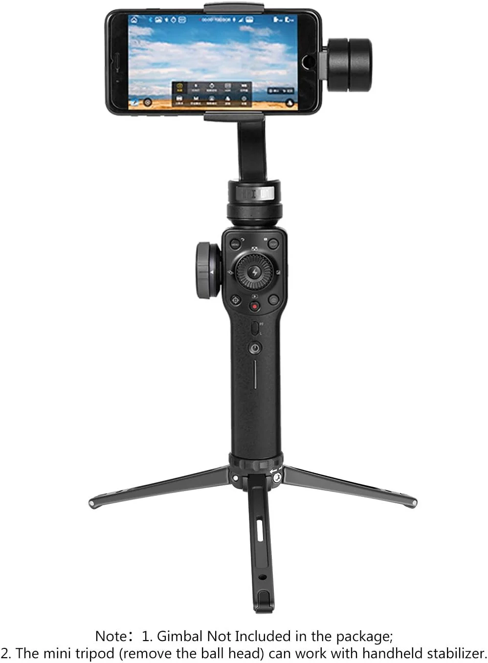 سه پایه کوچک دوربین نیور، سه پایه رومیزی جمع و جور با سر توپی کم ارتفاع 360 درجه، صفحه QR نوع Arca 1/4 اینچی برای نگهدارنده تلفن دوربین اکشن DSLR برای استریم، مسافرت و ولاگ، حداکثر بار 8 کیلوگرم