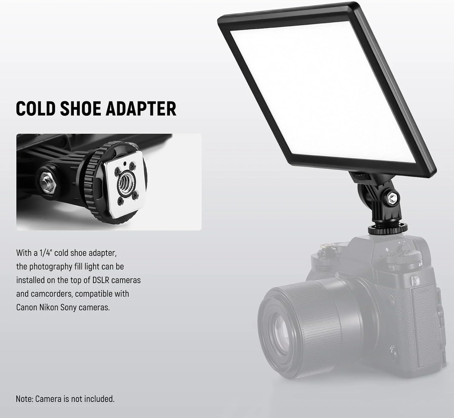 پنل نور LED ویدئویی 9 اینچی NEEWER، نور نرم دوربین DSLR با قابلیت تنظیم نور به همراه سه پایه کوچک، باتری 4000mAh، پورت های USB Type C، 3200K~5600K CRI95+ 600Lux برای عکاسی، ضبط ویدئو و پخش زنده، مدل NL-116AI پنل نور LED ویدئویی 9 اینچی NEEWER، نور نرم دوربین DSLR با قابلیت تنظیم نور به همراه سه پایه کوچک، باتری 4000mAh، پورت های USB Type C، 3200K~5600K CRI95+ 600Lux برای عکاسی، ضبط ویدئو و پخش زنده، مدل NL-116AI