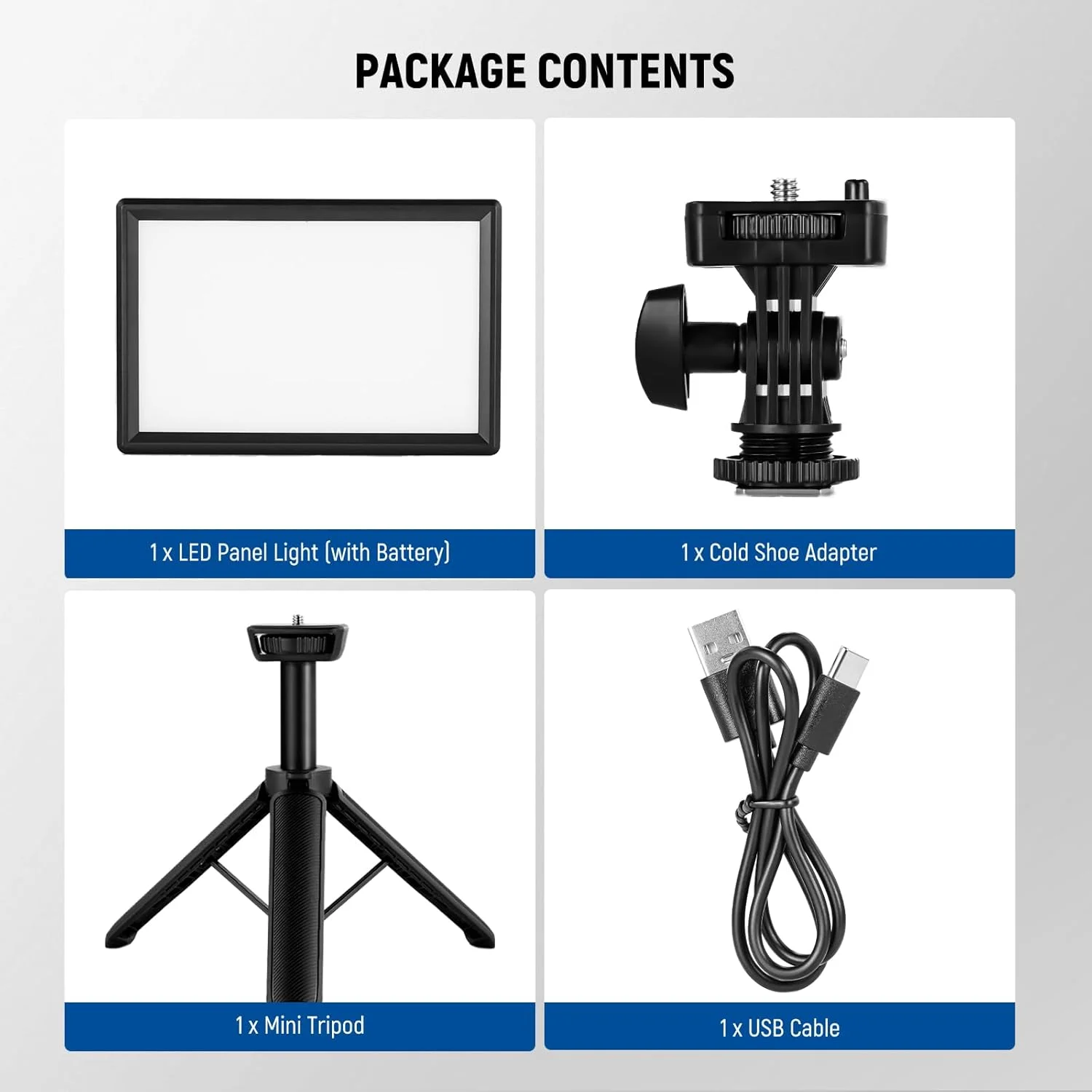 پنل نور LED ویدئویی 9 اینچی NEEWER، نور نرم دوربین DSLR با قابلیت تنظیم نور به همراه سه پایه کوچک، باتری 4000mAh، پورت های USB Type C، 3200K~5600K CRI95+ 600Lux برای عکاسی، ضبط ویدئو و پخش زنده، مدل NL-116AI پنل نور LED ویدئویی 9 اینچی NEEWER، نور نرم دوربین DSLR با قابلیت تنظیم نور به همراه سه پایه کوچک، باتری 4000mAh، پورت های USB Type C، 3200K~5600K CRI95+ 600Lux برای عکاسی، ضبط ویدئو و پخش زنده، مدل NL-116AI