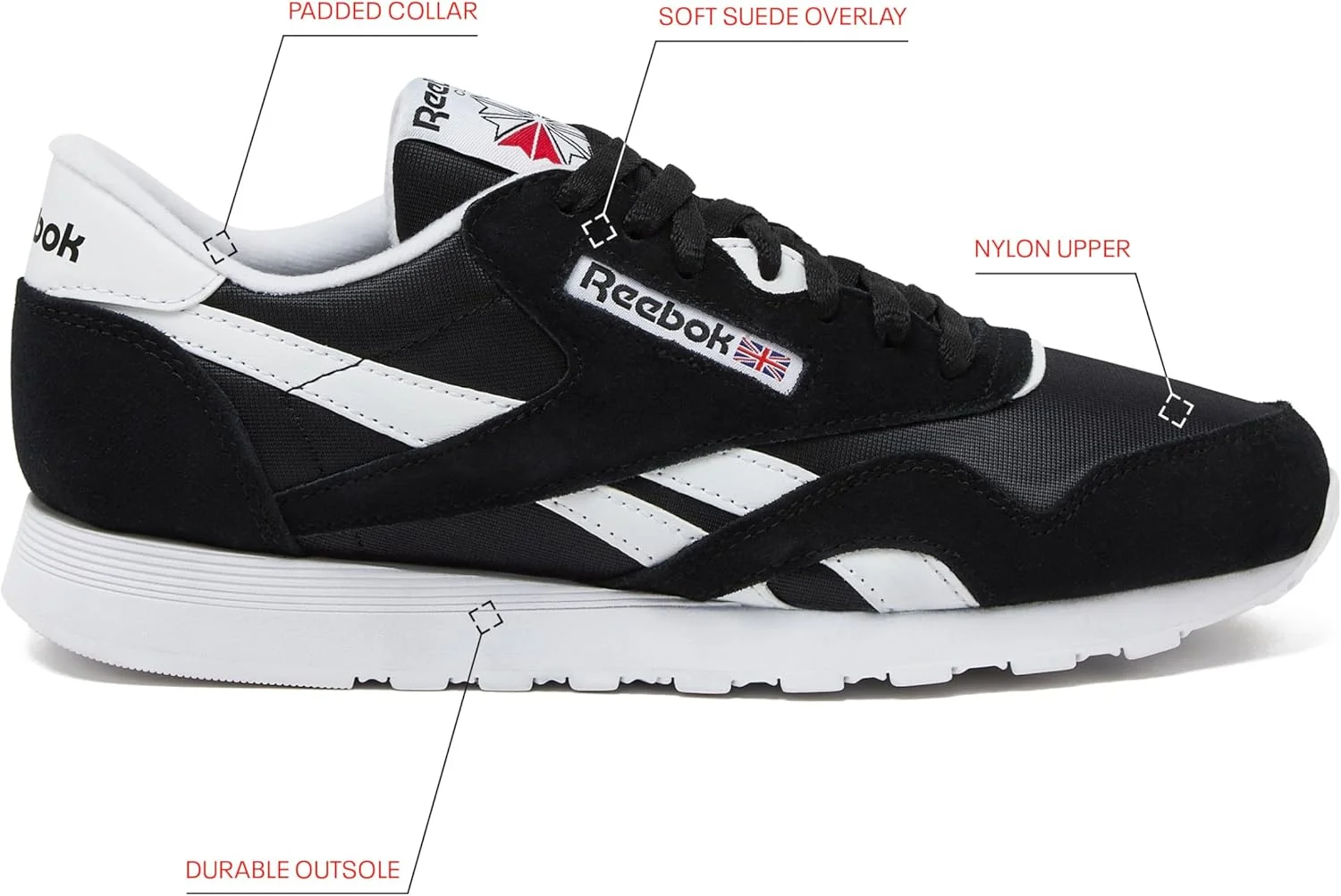 کفش پیاده روی مردانه ریباک مدل Royal Nylon