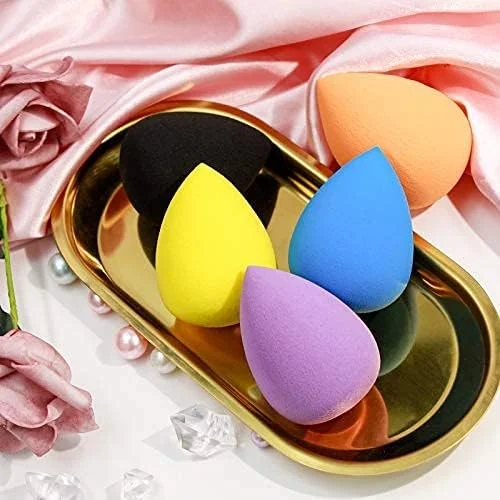 ست اسفنج آرایشی Aadav شامل 4 عدد اسفنج و 1 عدد براش پودر، اسفنج ترکیب کرم پودر برای کرم مایع و پودر، بلندر اسفنجی حرفه ای و براش کابوکی ست اسفنج آرایشی Aadav شامل 4 عدد اسفنج و 1 عدد براش پودر، اسفنج ترکیب کرم پودر برای کرم مایع و پودر، بلندر اسفنجی حرفه ای و براش کابوکی