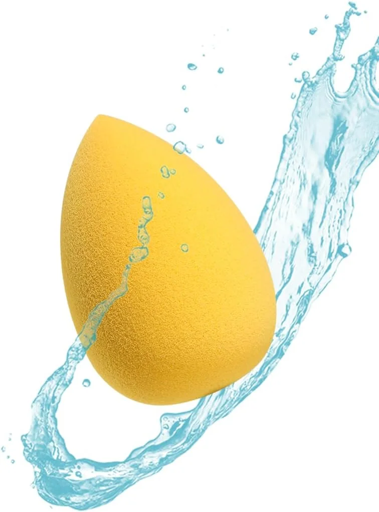 ست اسفنج آرایشی ABC Glow Beauty Blender – بسته 8 عددی | استفاده بی نقص از لوازم آرایش | بدون لاتکس، فوق العاده نرم، اسفنج های آرایشی قابل استفاده مجدد با جعبه مسافرتی | برای مایع، کرم و پودر (زرد)