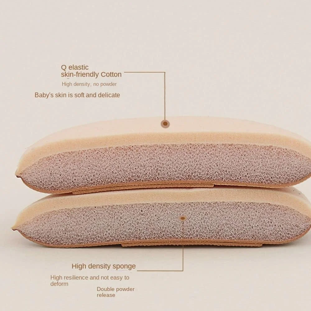 پد انگشتی آرایشی 7 عددی، پد اسفنجی مینی با بند، مناسب برای کرم پودر، کانسیلر، سایه چشم، قابل استفاده به صورت خشک و مرطوب (چند رنگ)