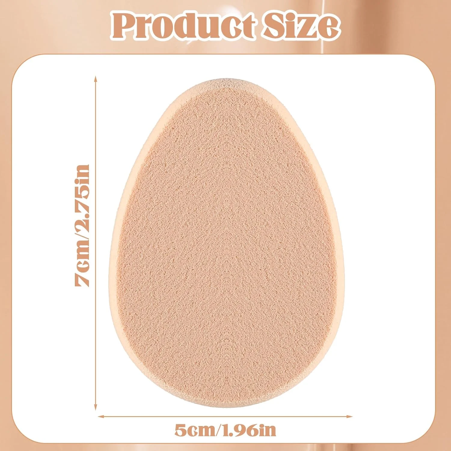 6 Pcs Flat Makeup Sponge, Beige Smooth Makeup Sponges Cushion Foundation Puff Make up Cushion Make up Applicator Sponge for Natural and Easy Soft Long-lasting and Beginner-friendly 6 Pcs Flat Makeup Sponge, Beige Smooth Makeup Sponges Cushion Foundation Puff Make up Cushion Make up Applicator Sponge for Natural and Easy Soft Long-lasting and Beginner-friendly