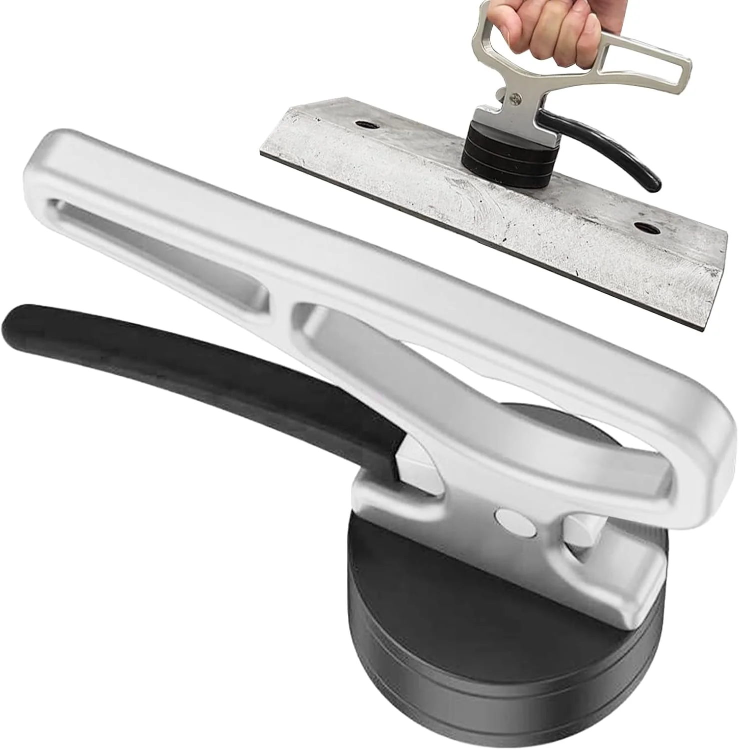 دسته بلند کننده مغناطیسی، جمع کننده مغناطیسی قدرتمند - بلند کننده مکنده قوی ارگونومیک برای ابزار فولادی، اشیاء فلزی سنگین، صفحات آهنی، درب های گاراژ، میخ ها، کارگاه