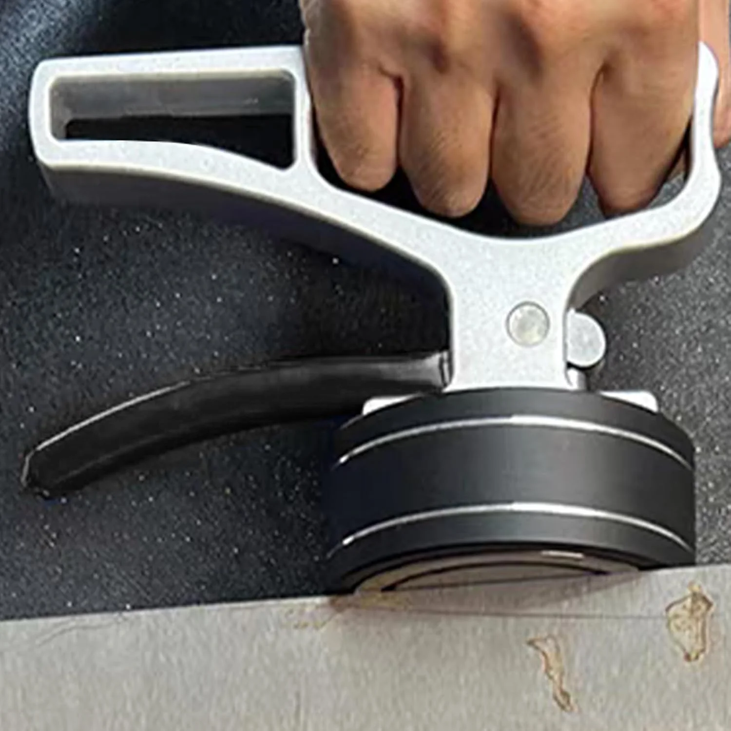 دسته بلند کننده مغناطیسی | دسته بلند کننده مغناطیسی دستی قوی | جمع کننده ارگونومیک با مکش قوی برای فولاد ابزار، اشیاء فلزی سنگین، ورق آهن، گرفتن درب گاراژ، میخ، کارگاه