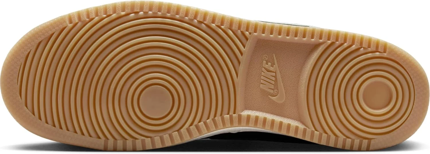 کفش مردانه بند دار نایک NIKE COURT VISION LO، ارتشی روشن/نقره ای روشن-دریایی-صمغ قهوه ای روشن، سایز 44.5